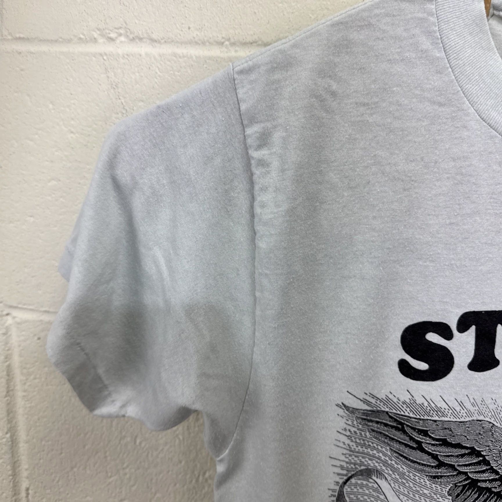 Vintage VINTAGE 1989 Sturgis Motorcycle Rally T-Shirt Small Gray Graphic Print Eagle Mens Size US S / EU 44-46 / 1 - 4 Thumbnail