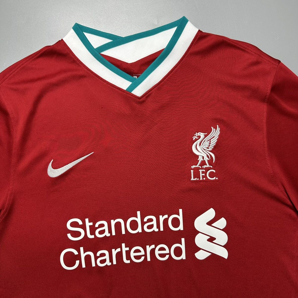 Vintage LIVERPOOL NIKE 2020/2021 FOOTBALL HOME JERSEY #20 DIOGO JOTA Size US M / EU 48-50 / 2 - 4 Thumbnail