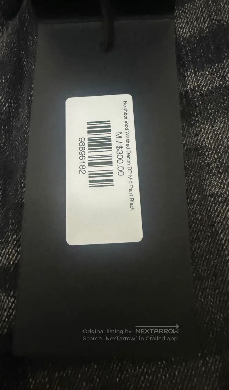 Neighborhood Neighborhood size M Water-washed Black Denim Jeans Size US 27 - 4 Thumbnail