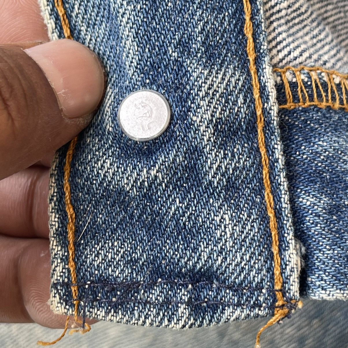 Levi's Vintage 80s Levi's 501 Heavy Vintage Wash Denim Jeans Size US 34 / EU 50 - 16 Thumbnail