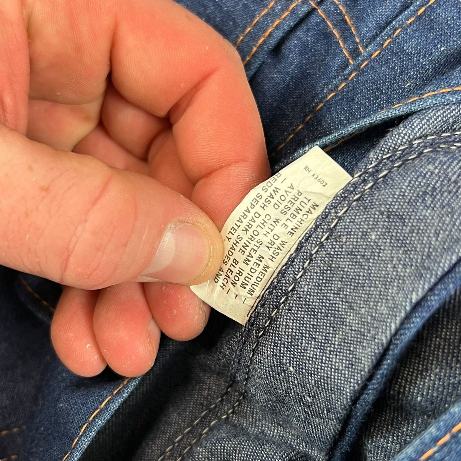 Vintage Vintage 1970s BIG YANK denim jeans (34x28) Size US 34 / EU 50 - 5 Thumbnail