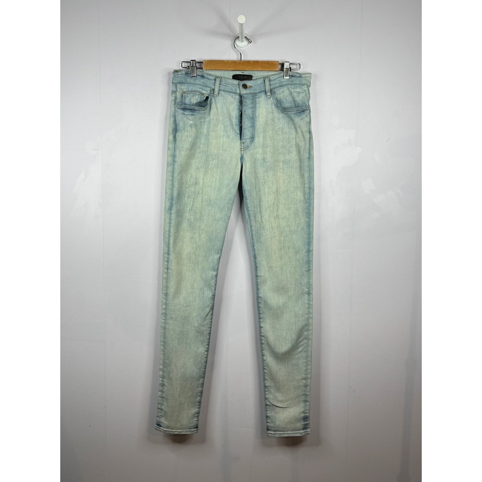 Amiri Amiri Plain Light Wash Blue Jeans Size US 34 / EU 50 - 2 Thumbnail