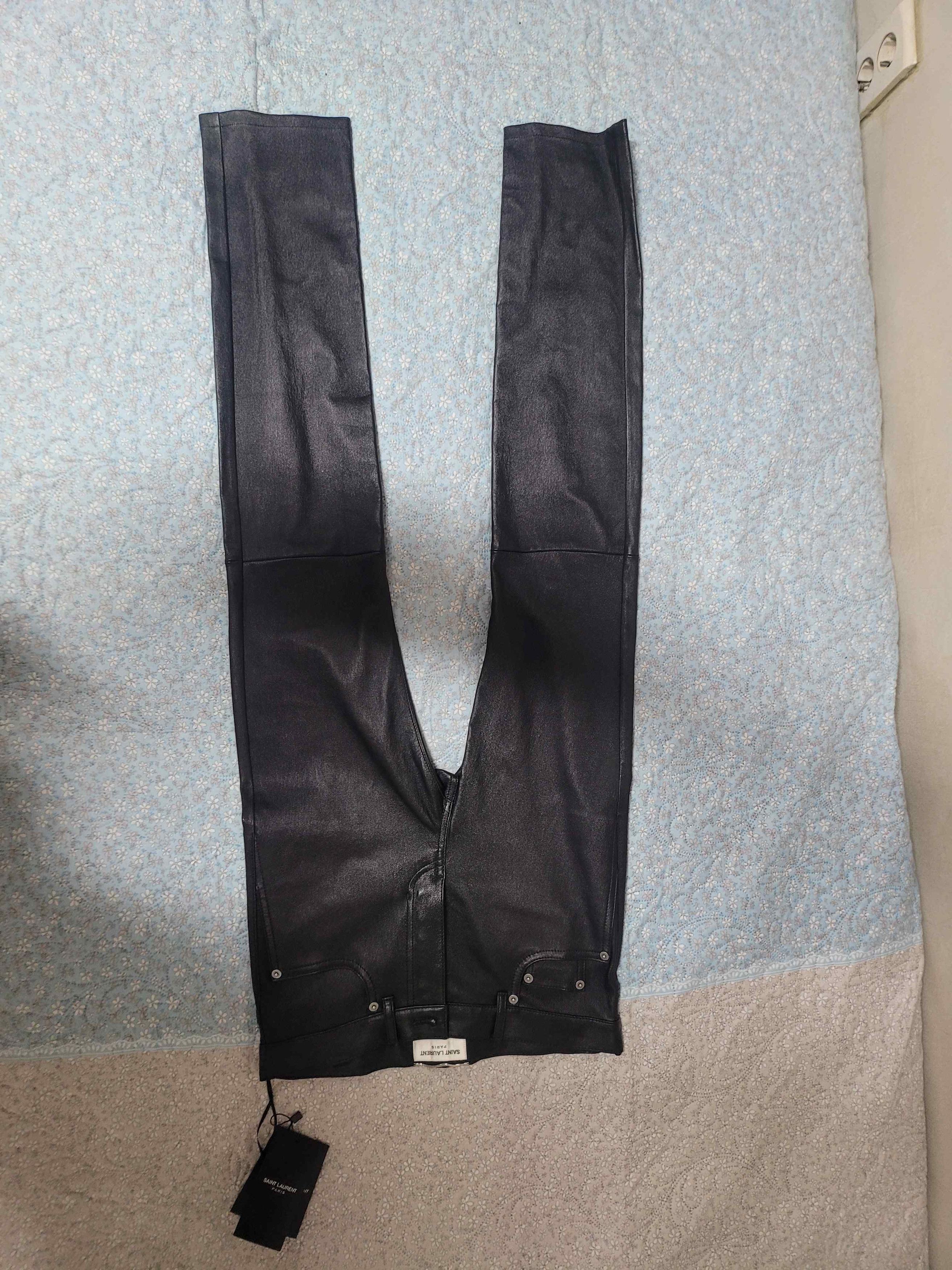 Saint Laurent Paris saint laurent Leather Pants Size US 28 / EU 44 - 1 Thumbnail