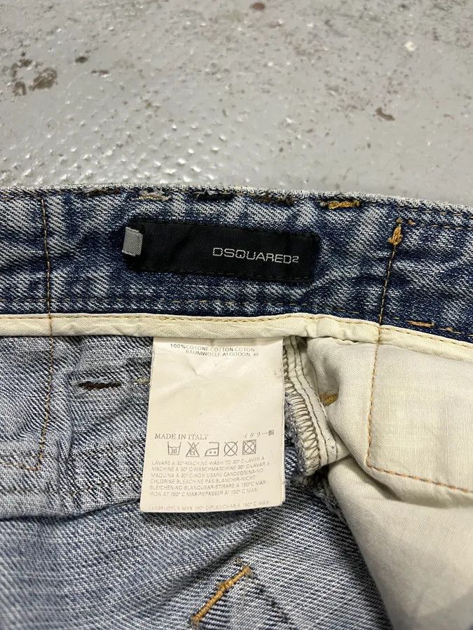 Dsquared2 SS2005 Dsquared2 DCDC Multi Belt Loop Blue Jeans Size US 32 / EU 48 - 12 Thumbnail