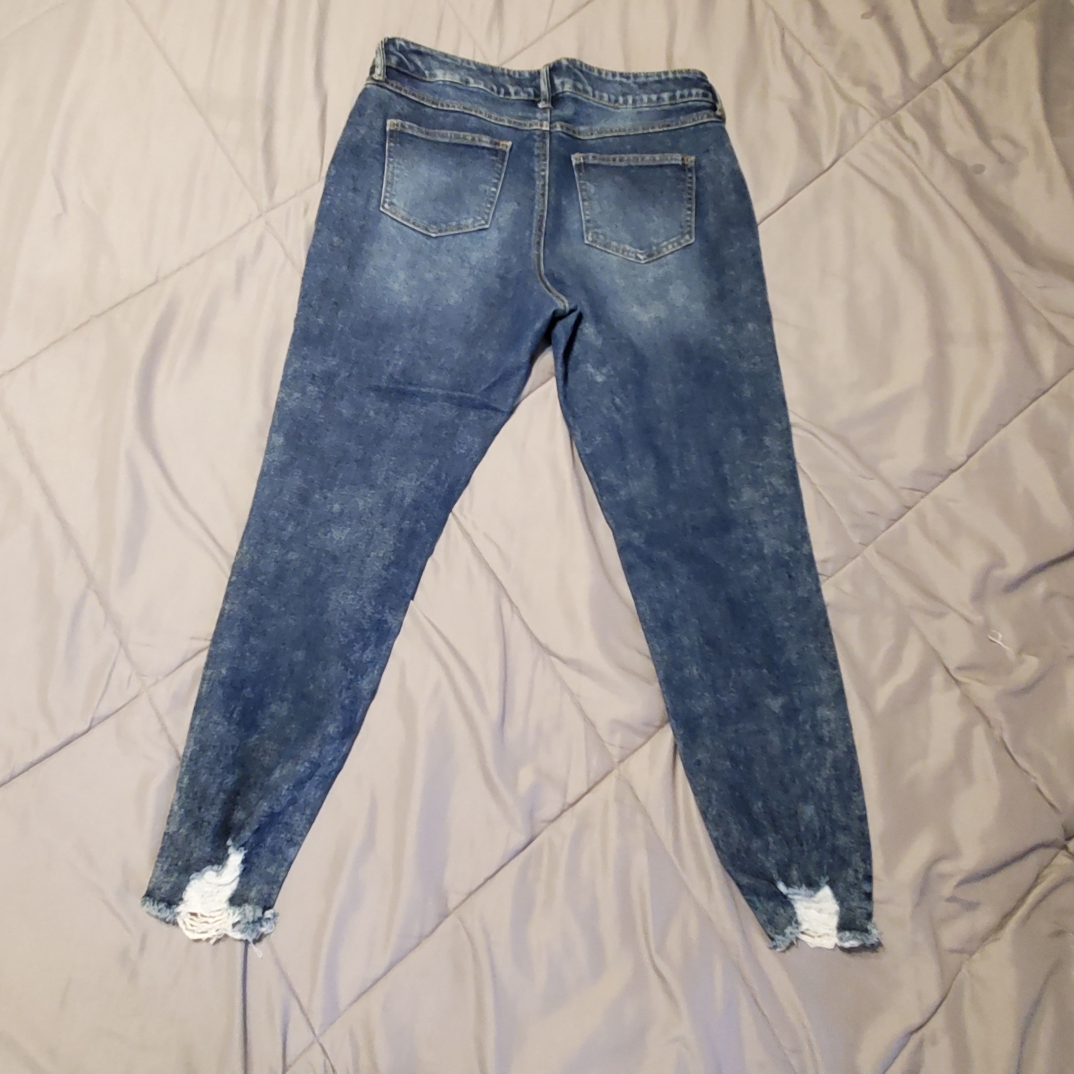 Other Distressed Ankle Blue Jeans from Cato SZ:8 Size 30" / US 8 / IT 44 - 9 Thumbnail
