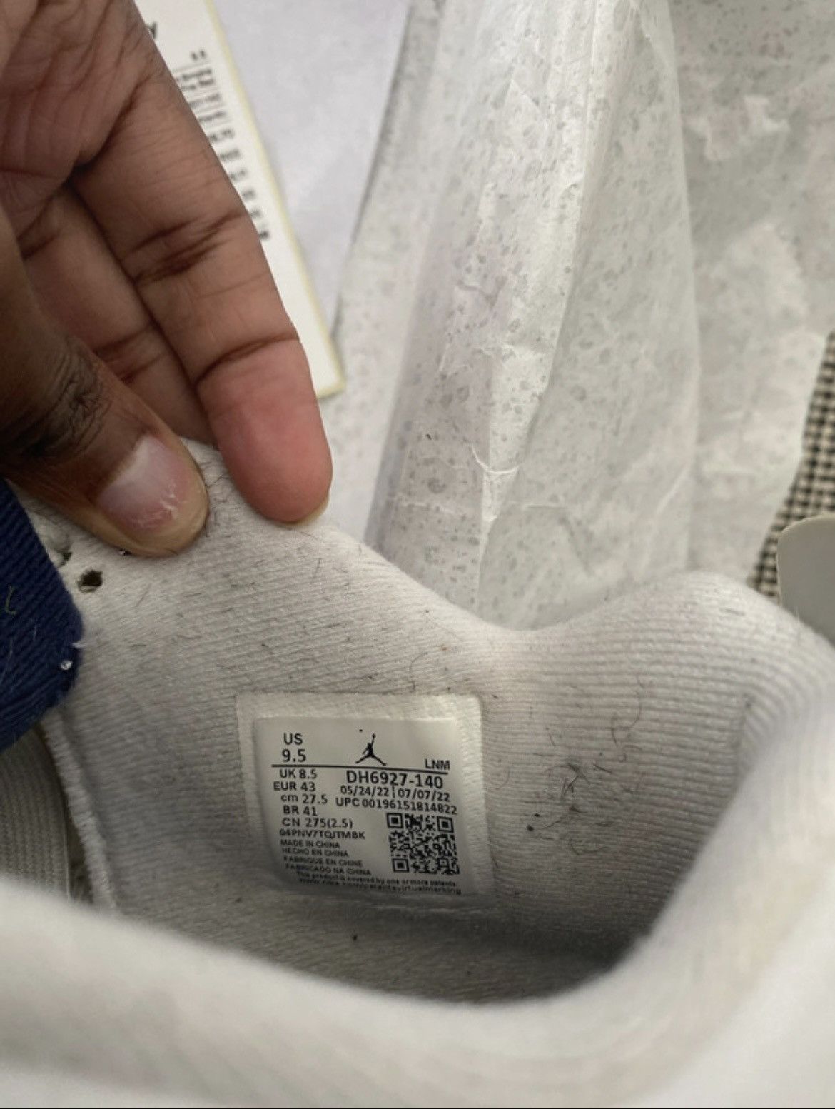Jordan Brand Jordan 4 midnight navy Size US 9.5 / EU 42-43 - 10 Thumbnail