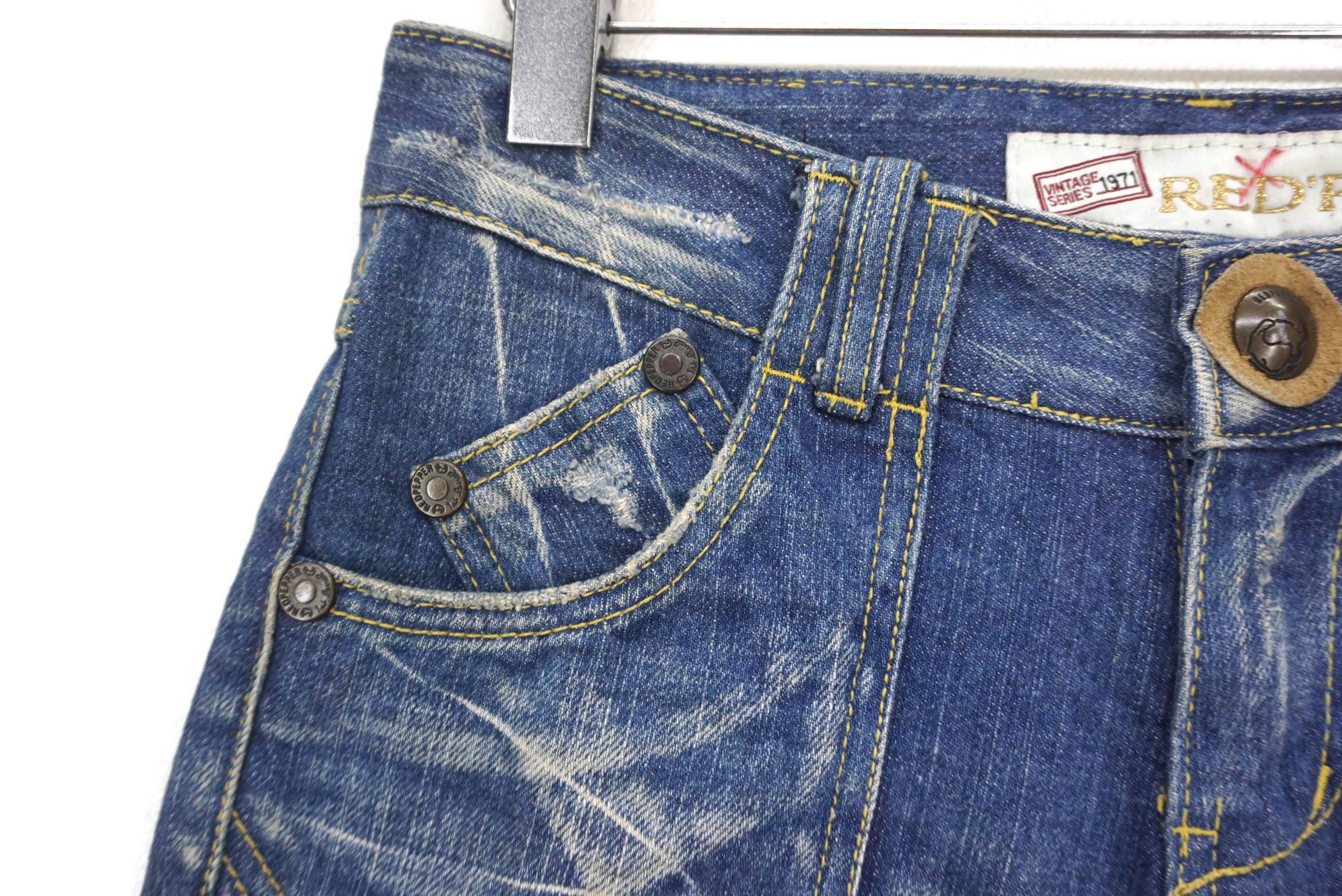 Japanese Brand Red Pepper Jeans Size 25 fit W28xL29 Low Rise Bootcut Size 25" / US 0 / IT 36 - 4 Thumbnail