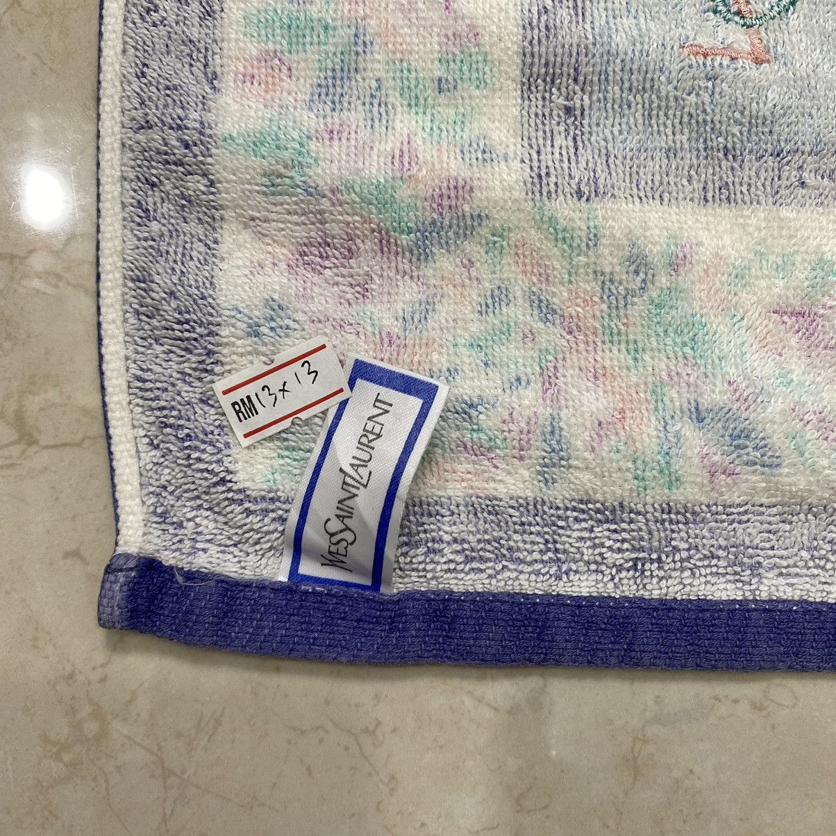 Yves Saint Laurent Handky Yves Saint Laurent YSL floral Handkerchief towel Size ONE SIZE - 3 Thumbnail