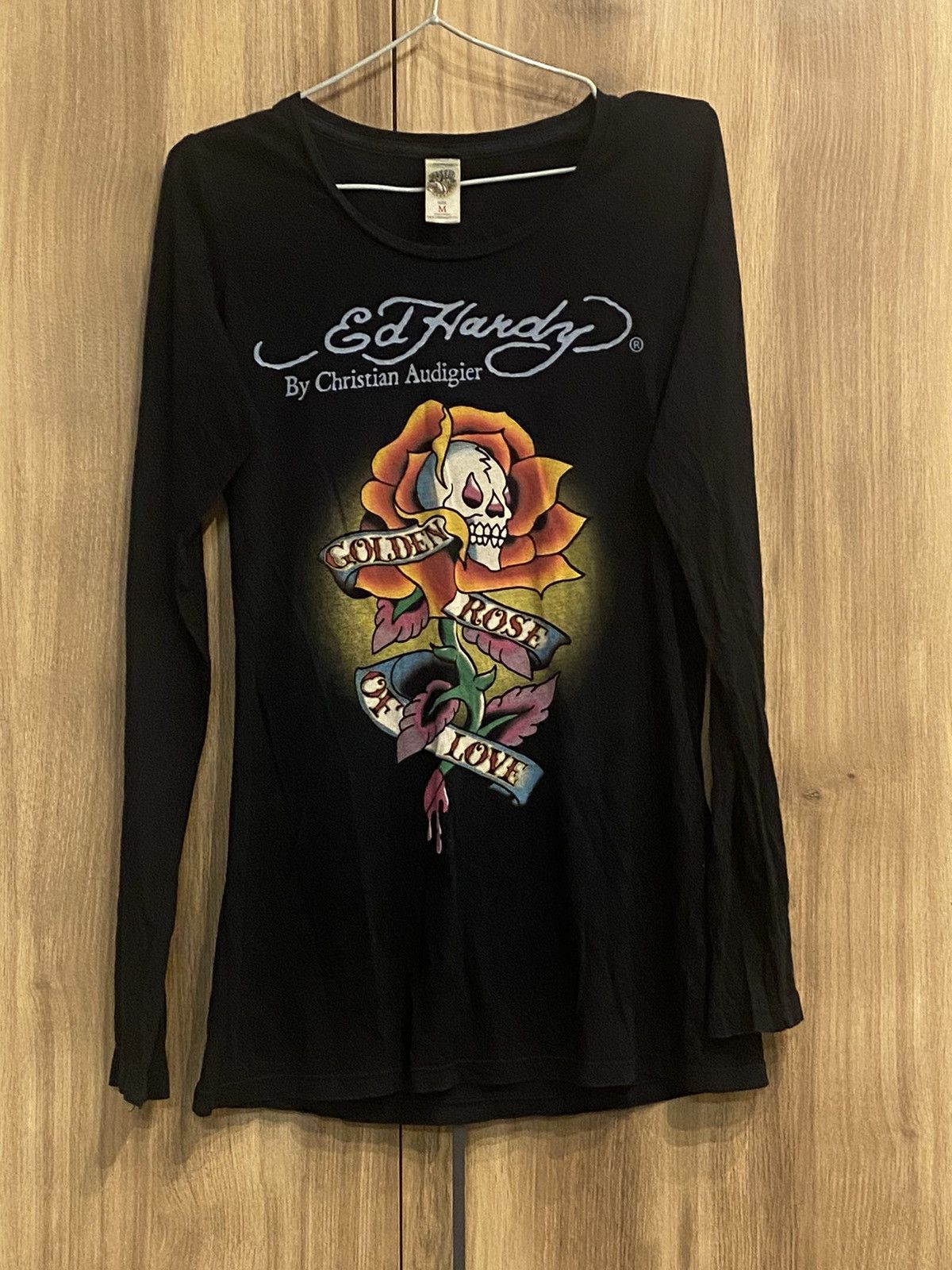 Christian Audigier Made in USA vintage collector’s Ed Hardy long sleeve. Size US M / EU 48-50 / 2 - 2 Thumbnail