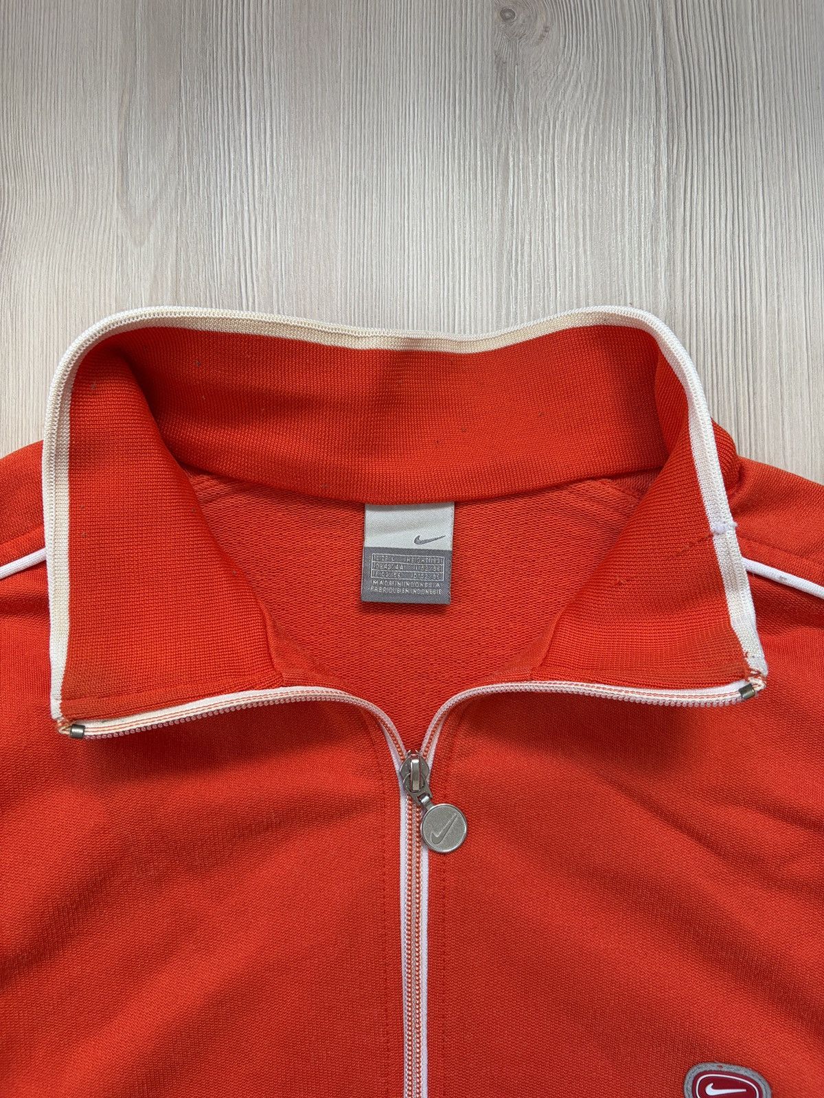 Nike Nike Vintage Cortez 02 Orange Zip Tracking Jacket Size US L / EU 52-54 / 3 - 3 Thumbnail