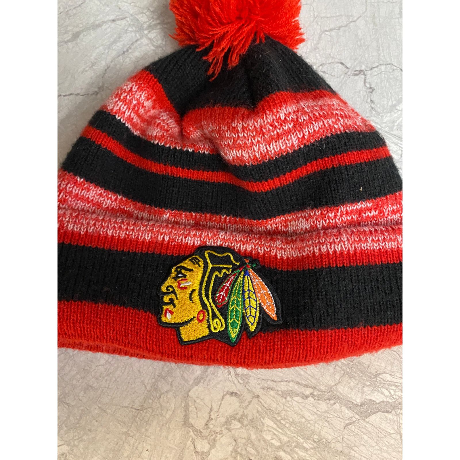 NHL Chicago Blackhawks NHL Hockey Winter Beanie Hat Size ONE SIZE - 2 Thumbnail