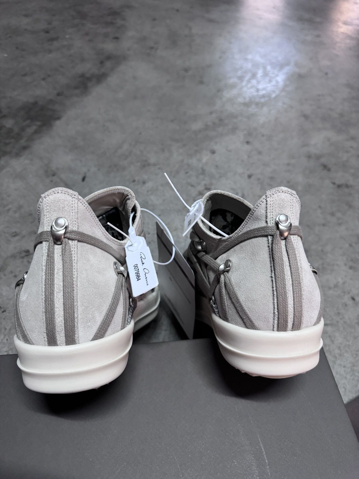Rick Owens Sneakers Rick Owens Mainline Ramones Megalace SS25 Hollywood Size US 12 / EU 45 - 7 Thumbnail