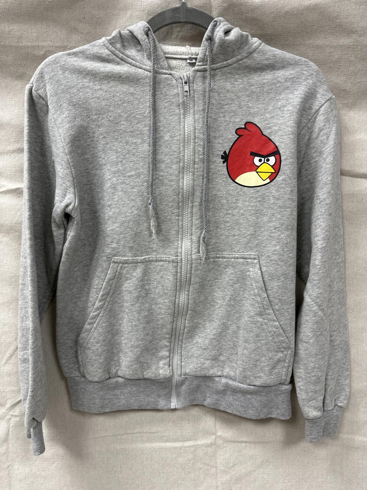 Designer Angry Birds Zip-Up Hoodie - Gray - Size M Size US M / EU 48-50 / 2 - 1 Thumbnail