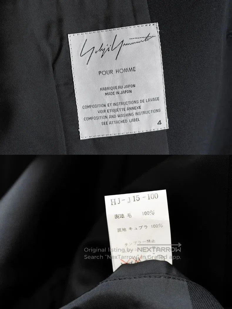 Yohji Yamamoto Yohji Yamamoto 04AW Zip Jacket. Size US S / EU 44-46 / 1 - 9 Thumbnail