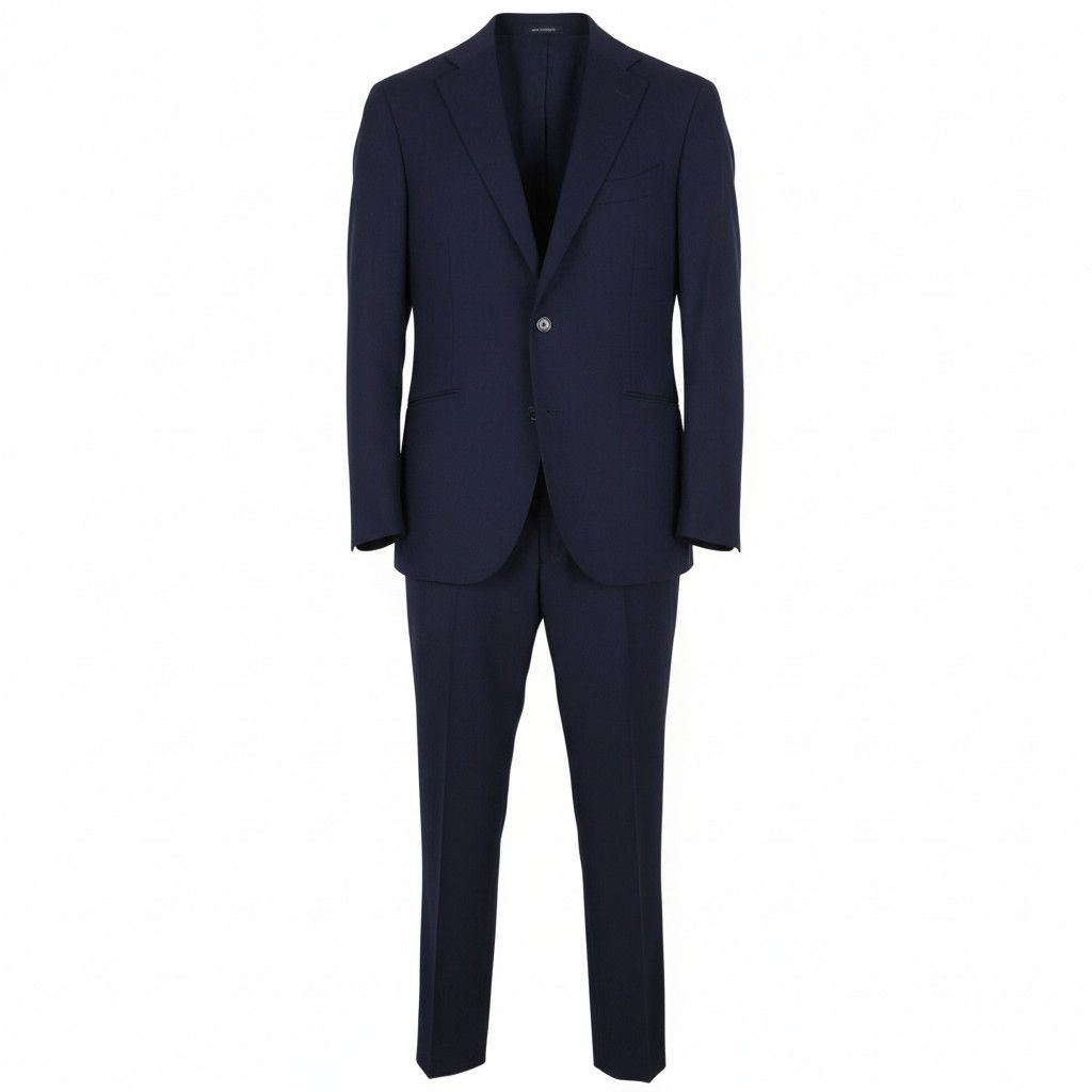 Suitsupply LA SPALLA SOHO UK44R / W36 Blue Wool Suit 88187 Size 44R - 1 Thumbnail