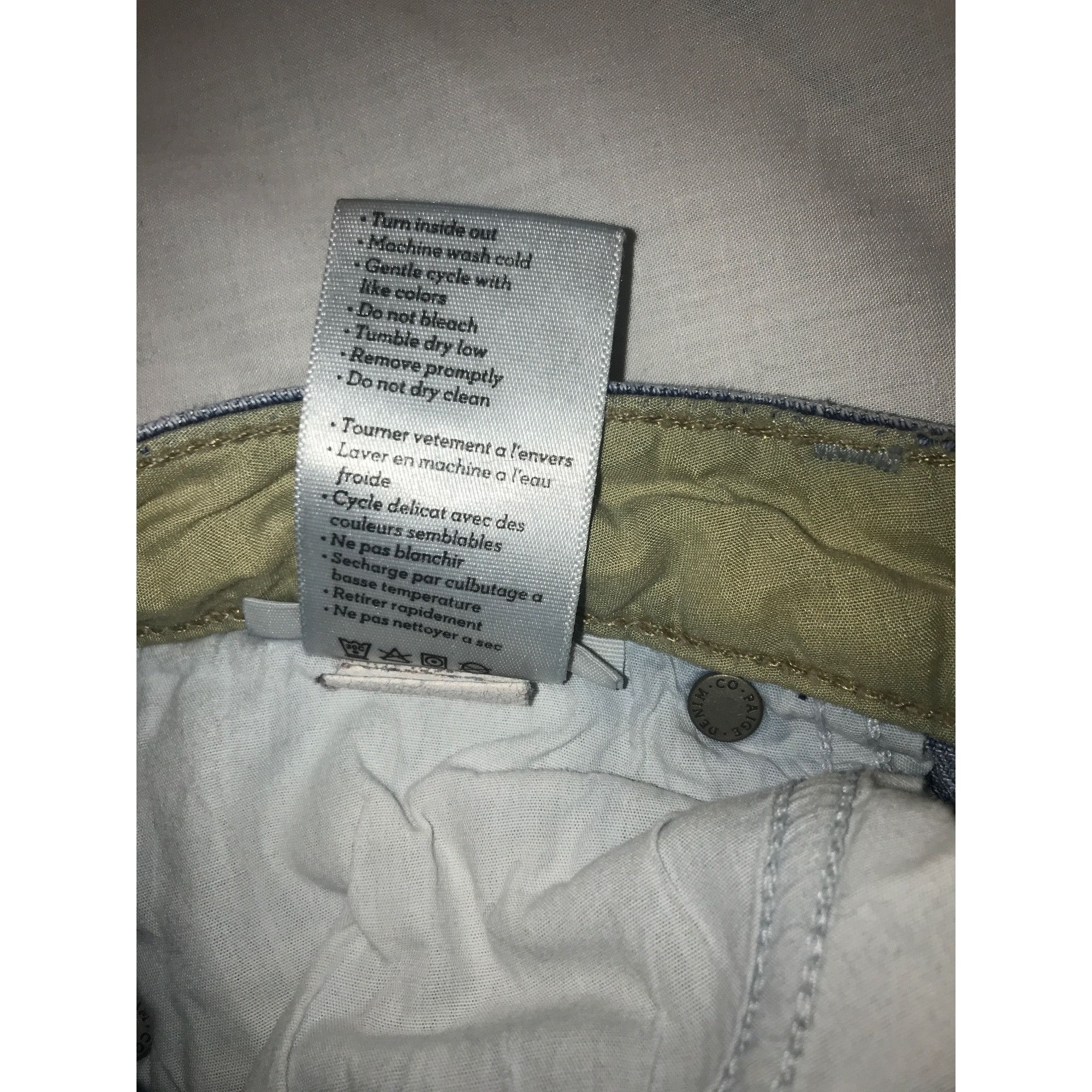 Paige Paige Womens “Kylie Corp” Light Blue Distressed Denim Jeans Size 27" / US 4 / IT 40 - 10 Thumbnail