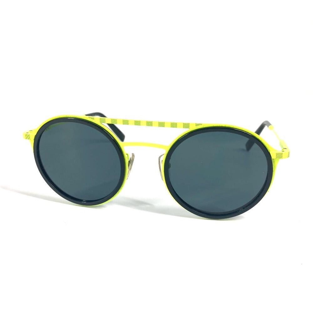 Louis Vuitton Z1068E Damier Shuffle Glasses Eyewear Sunglasses Metal Unisex Black