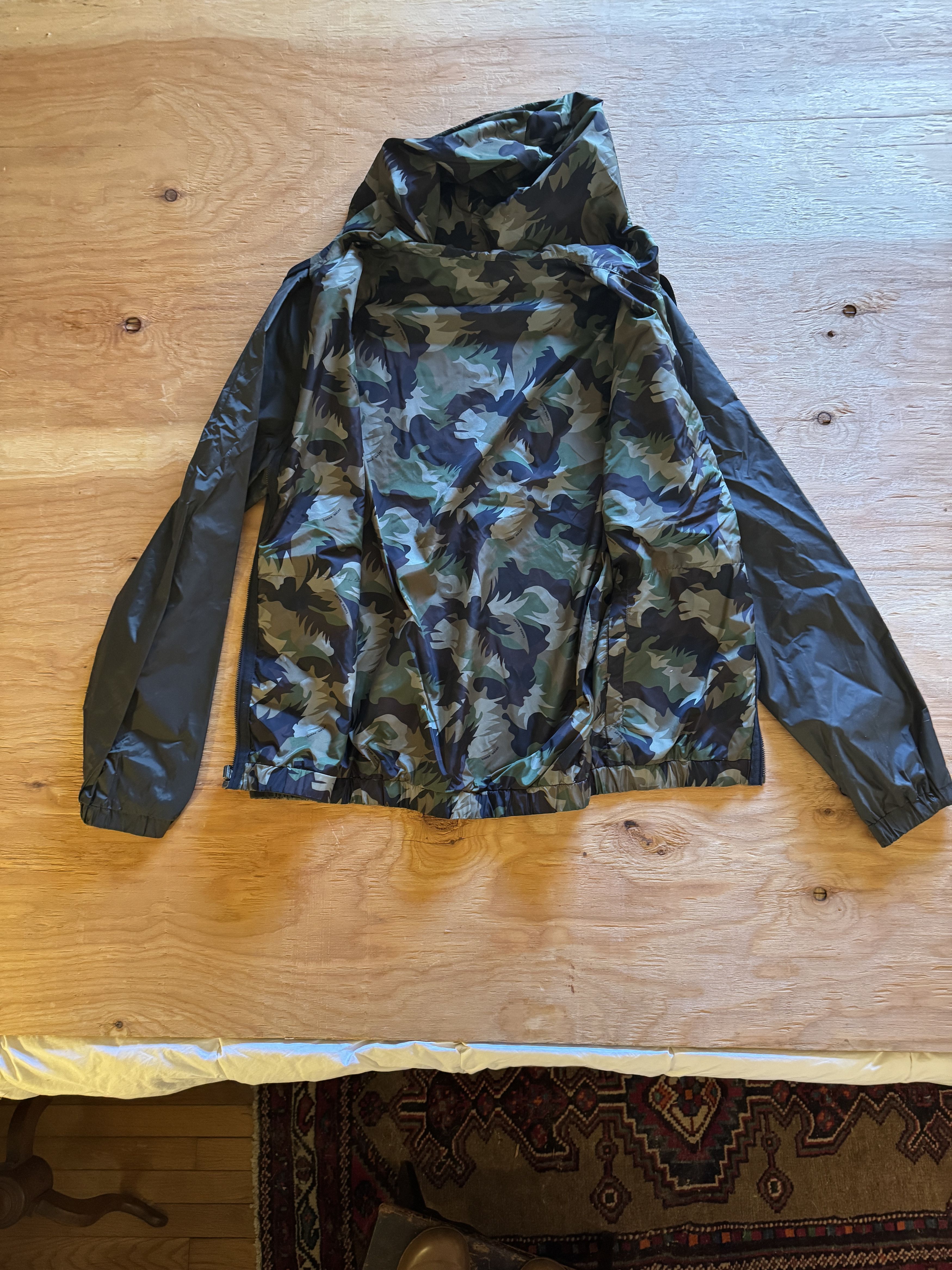 Tomas Maier Olive / camo reversible windbreaker Size US M / EU 48-50 / 2 - 2 Thumbnail