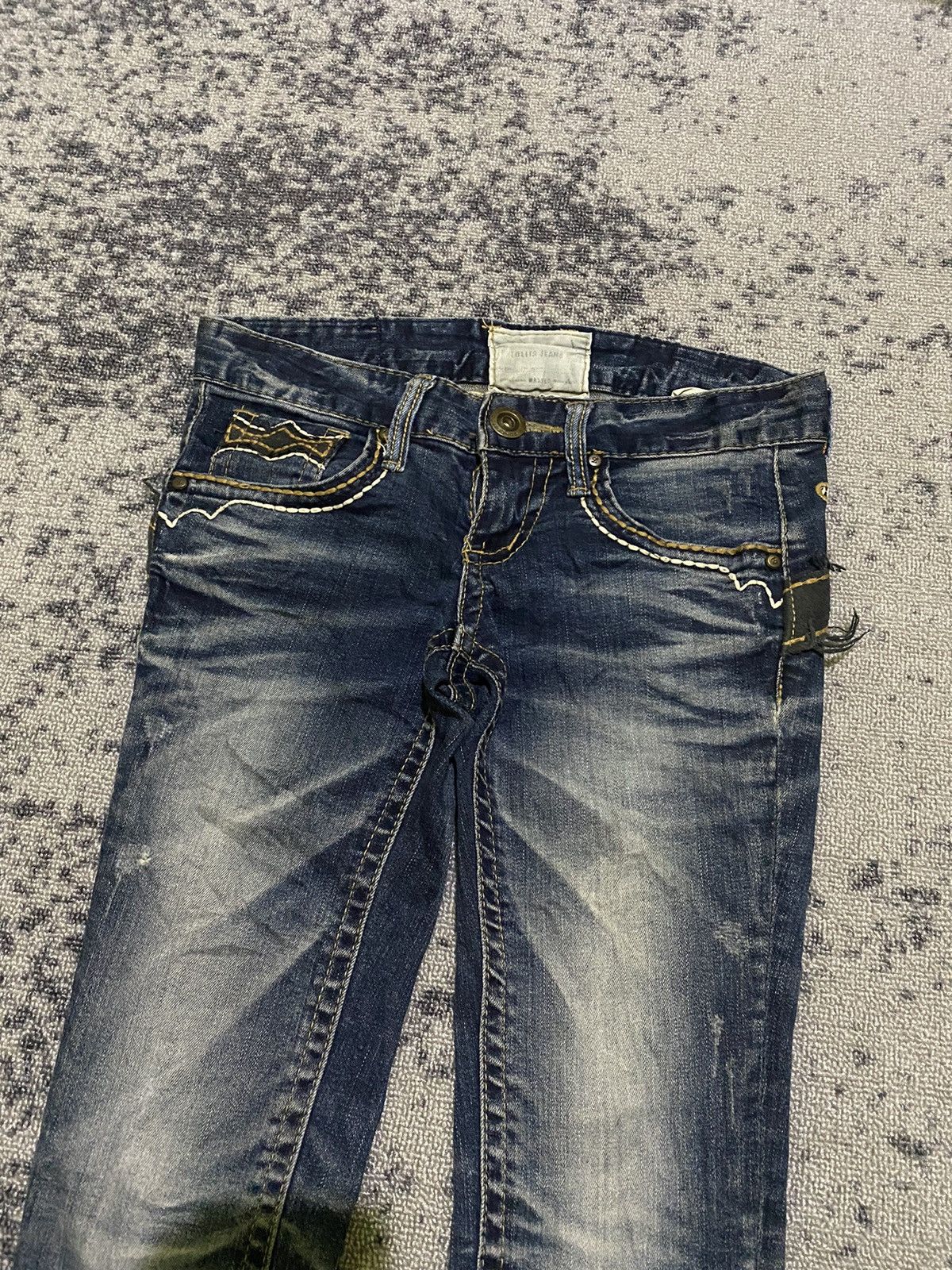 If Six Was Nine × Japanese Brand Y2k Lolita ifsixwasnine skinny jeans Size 29" - 4 Thumbnail
