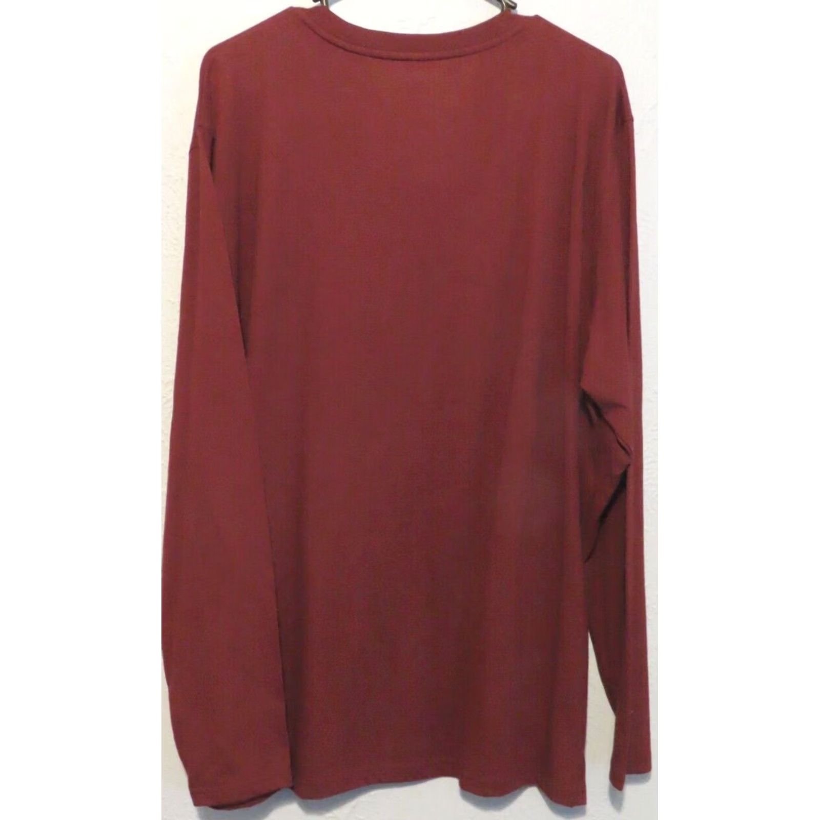 Vintage Alpine Design T-Shirt Mens XL Long Sleeve Graphic Deep Bordeaux UPF 50+ NWT Red Designer Size US XL / EU 56 / 4 - 6 Thumbnail