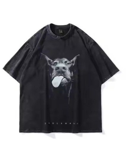 Vintage Doberman Dog Graphic T-Shirt Vintage Size US L / EU 52-54 / 3 - 1 Thumbnail