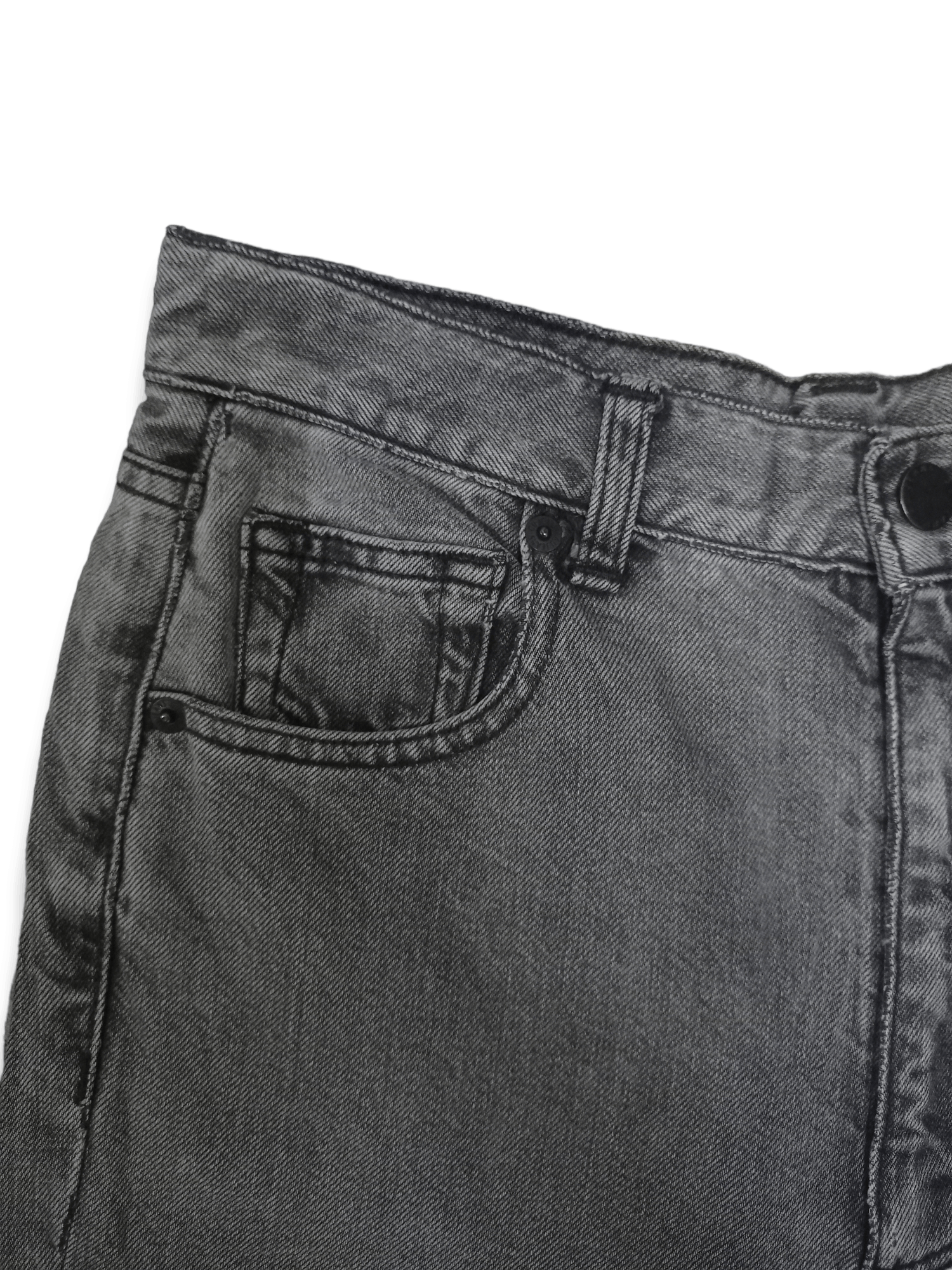 GU × Japanese Brand SALES 🔥 Vintage Gu Grey Tone Distressed Jeans Size US 28 / EU 44 - 4 Thumbnail
