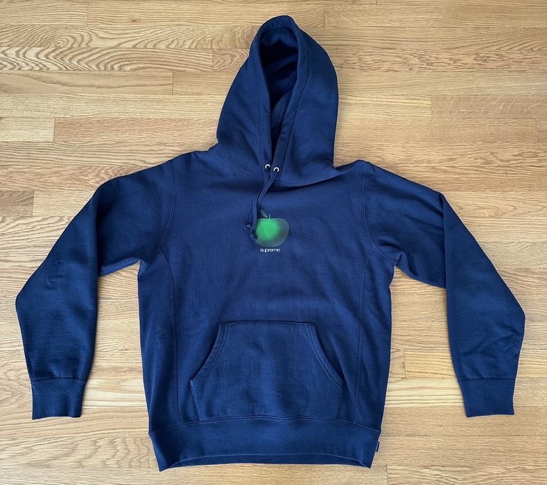 Supreme apple best sale hooded sweatshirt