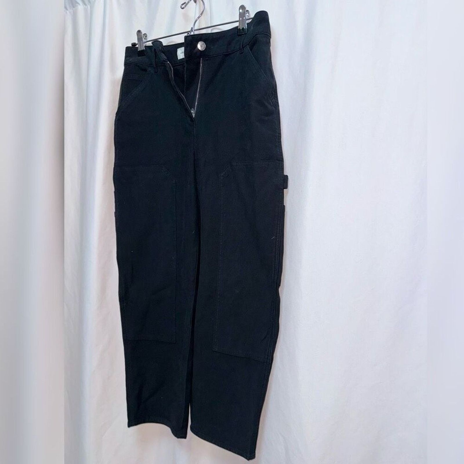 Aritzia Wilfred Free Black Cargo Pants | Sz 4 Size 27" / US 4 / IT 40 - 4 Thumbnail