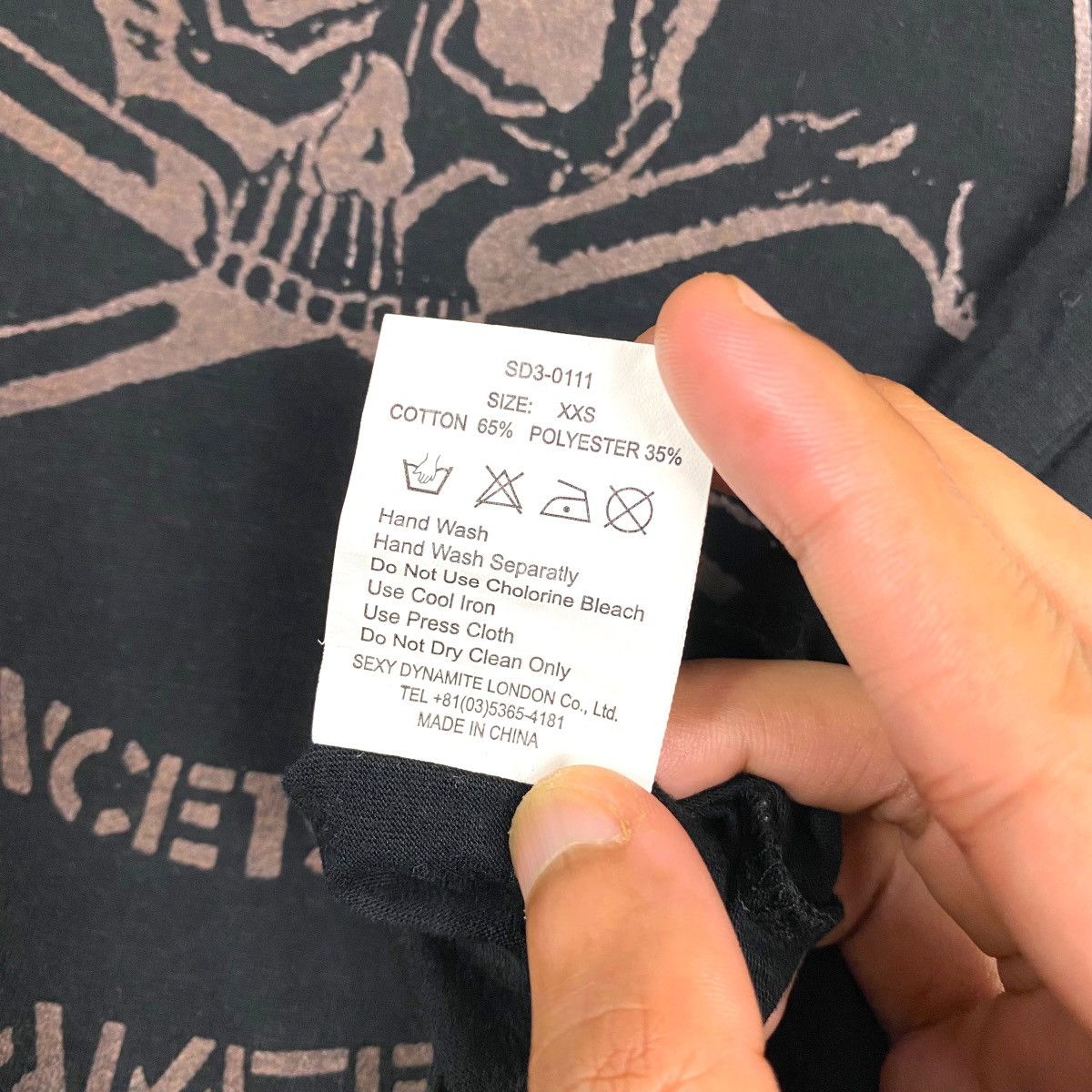 Hysteric Glamour × Seditionaries × Vintage VINTAGE SEXY DYNAMITE SKULL T SHIRT Size XXS / US 00 / IT 34 - 9 Thumbnail
