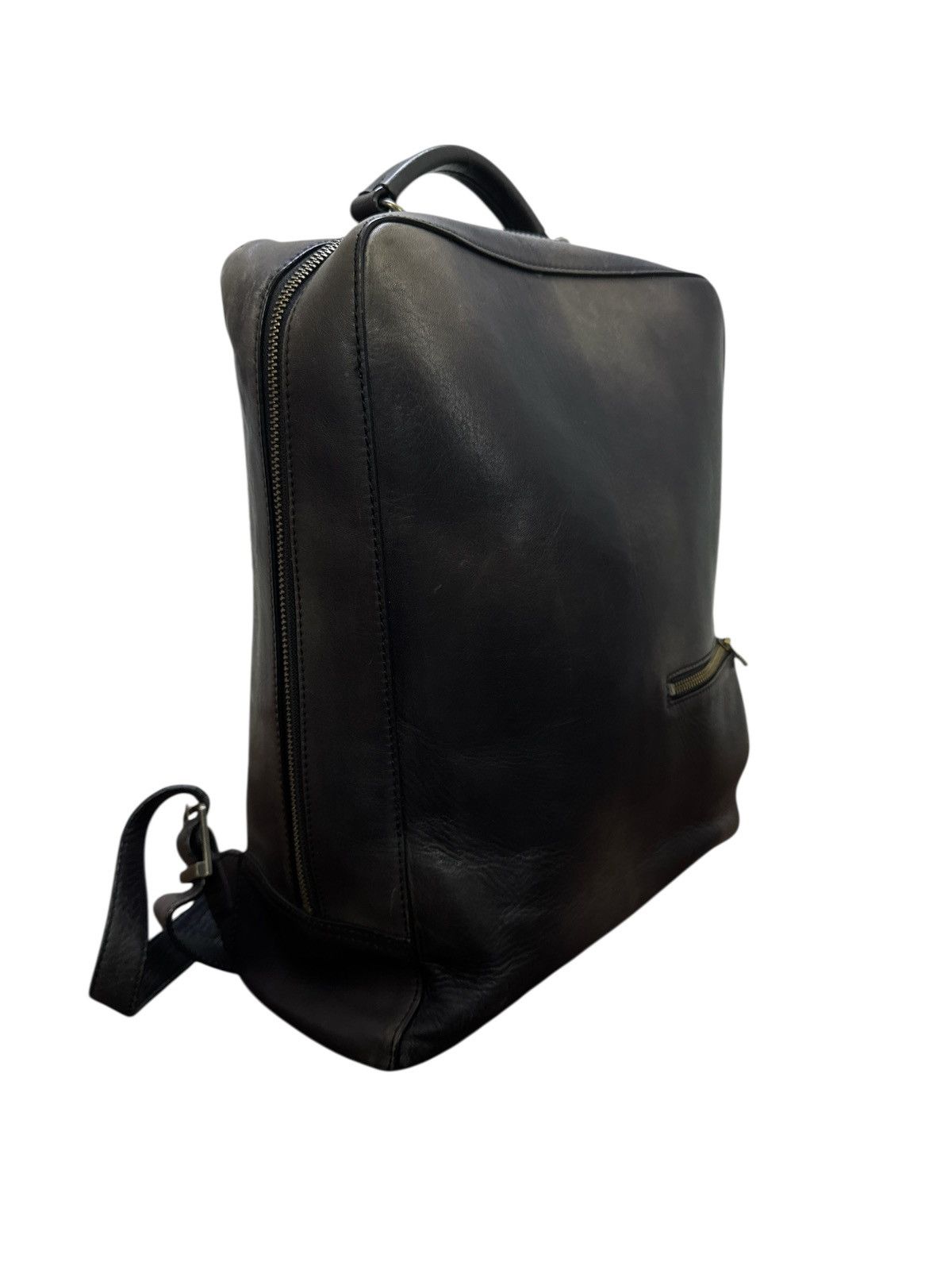 Japanese Brand MOTHERHOUSE JAPAN ANTIQUE SQUARE LEATHER BAGPACK Size ONE SIZE - 2 Thumbnail