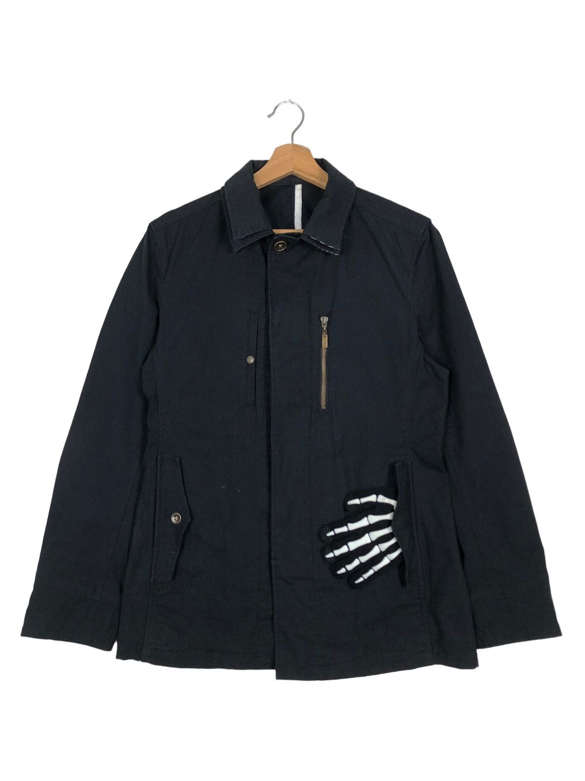Japanese Brand Work Hikory Chore Jacket Monsiuer Nicole Issey Miyake Japan Size US M / EU 48-50 / 2 - 1 Thumbnail