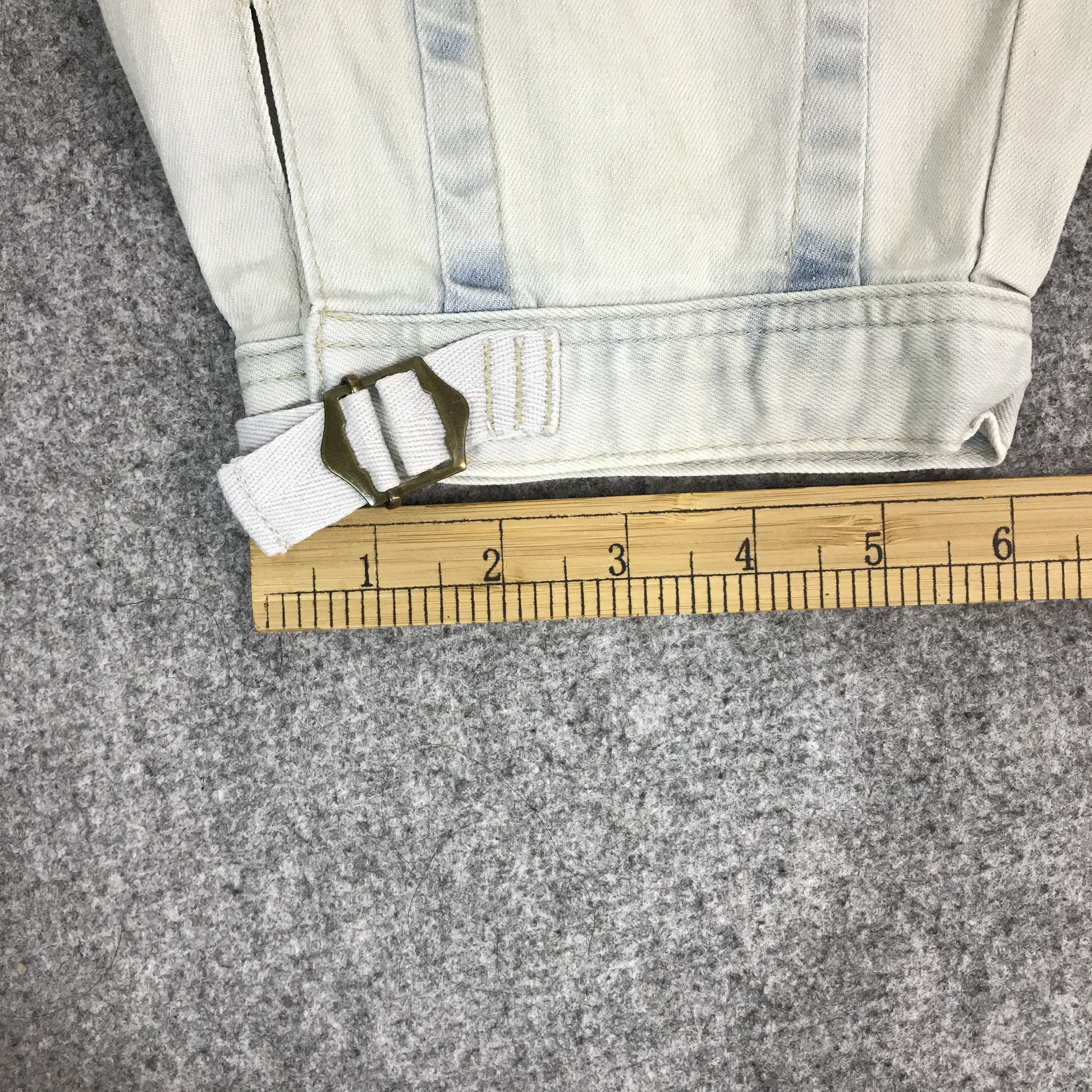 Japanese Brand purple & yellow Baggy light wash denim pants Size US 28 / EU 44 - 11 Thumbnail