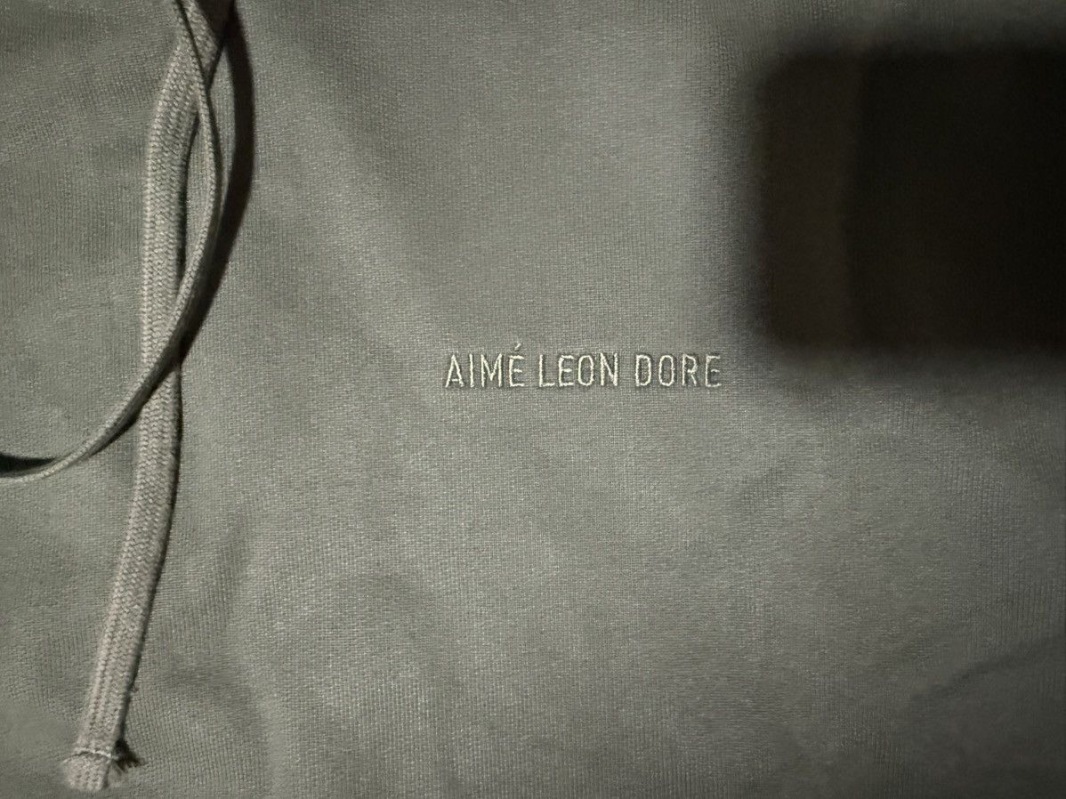 Aime Leon Dore Aime Leon Dore Aimé Tonal Logo Kombu Green Hoodie Size XL Size US XL / EU 56 / 4 - 3 Thumbnail