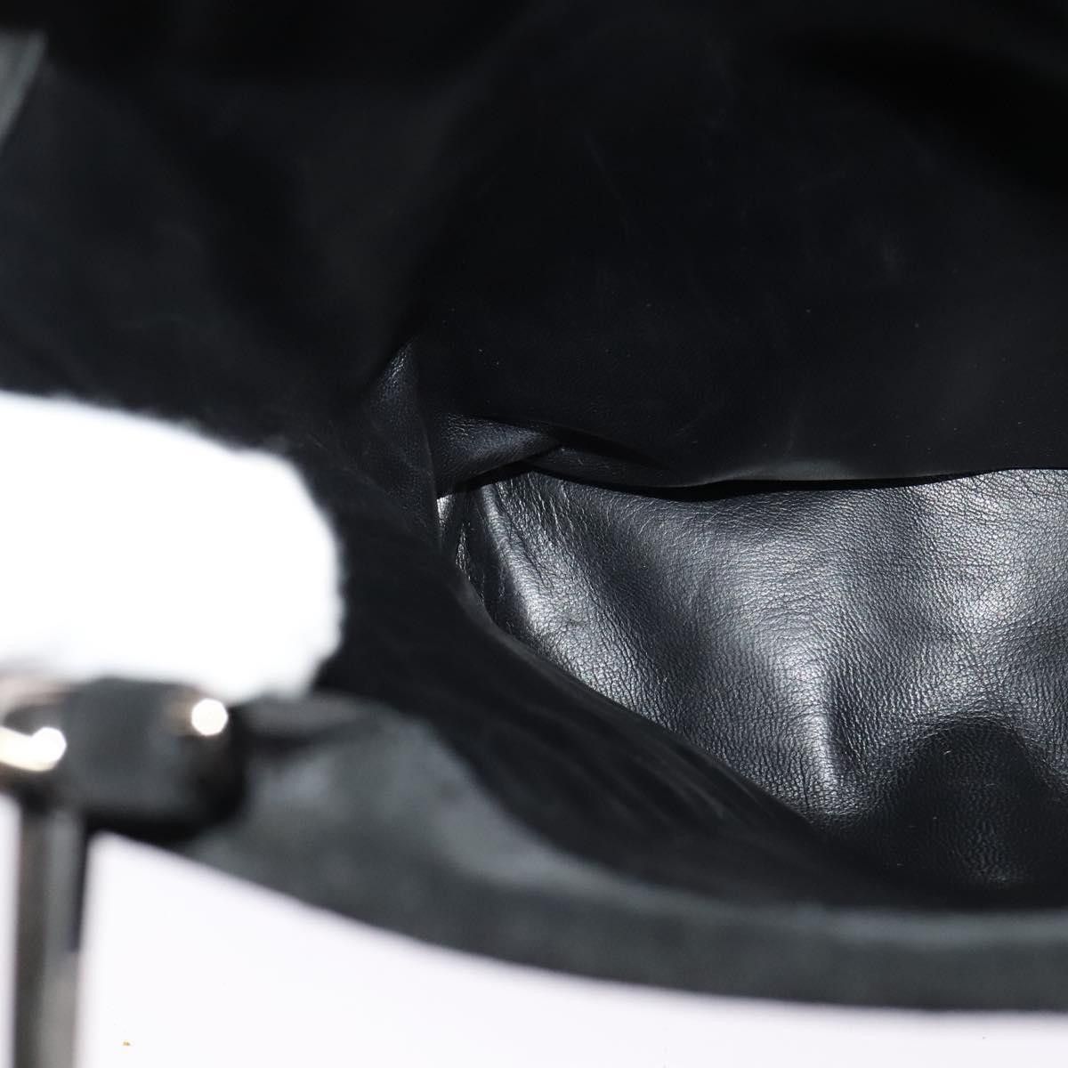 Gucci GUCCI Hand Bag Suede Black Silver 002 002 Size ONE SIZE - 20 Thumbnail
