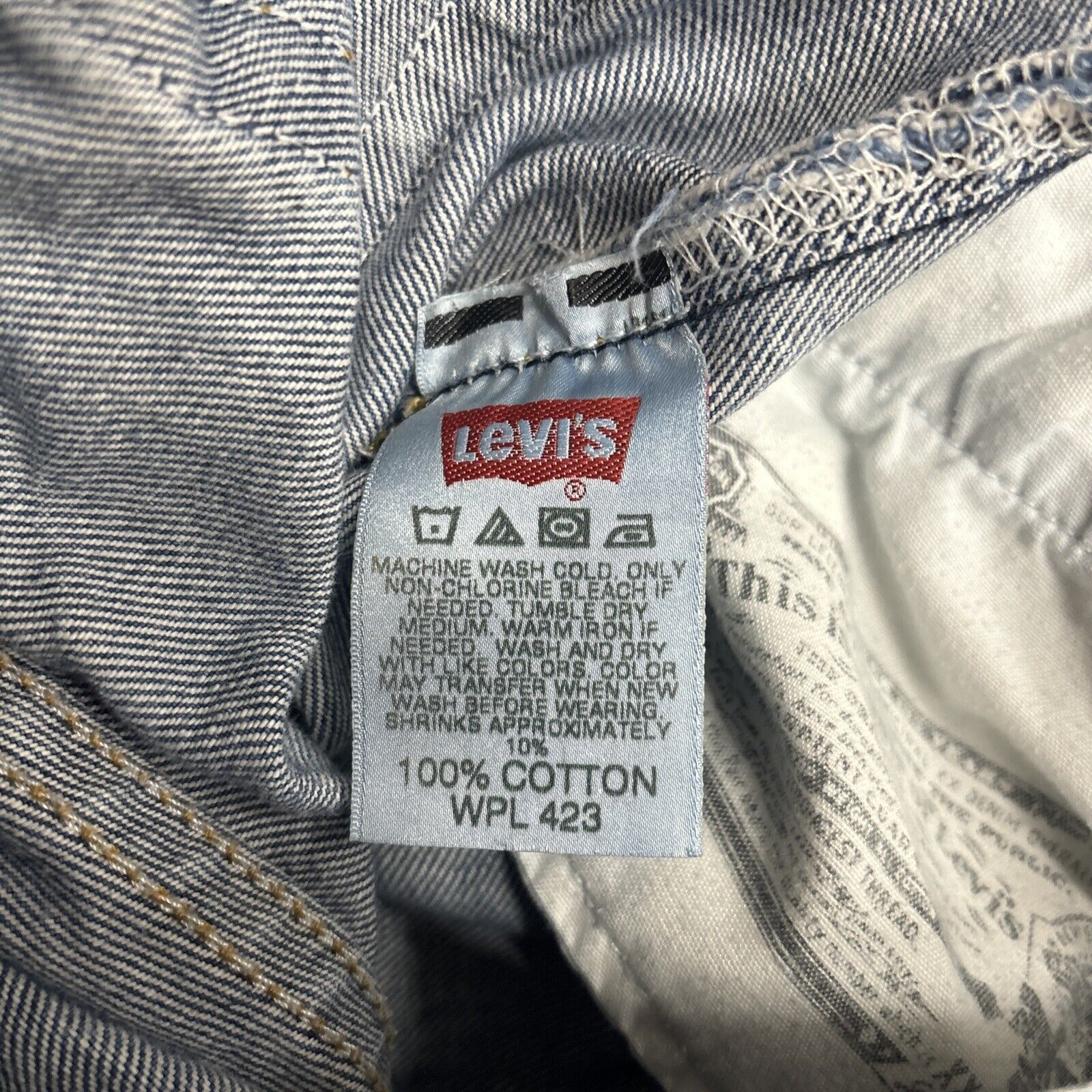 Levi's Vintage Y2k LEVIS 501XX Jeans Button Fly Denim Tag 33x33 Size US 33 - 4 Thumbnail