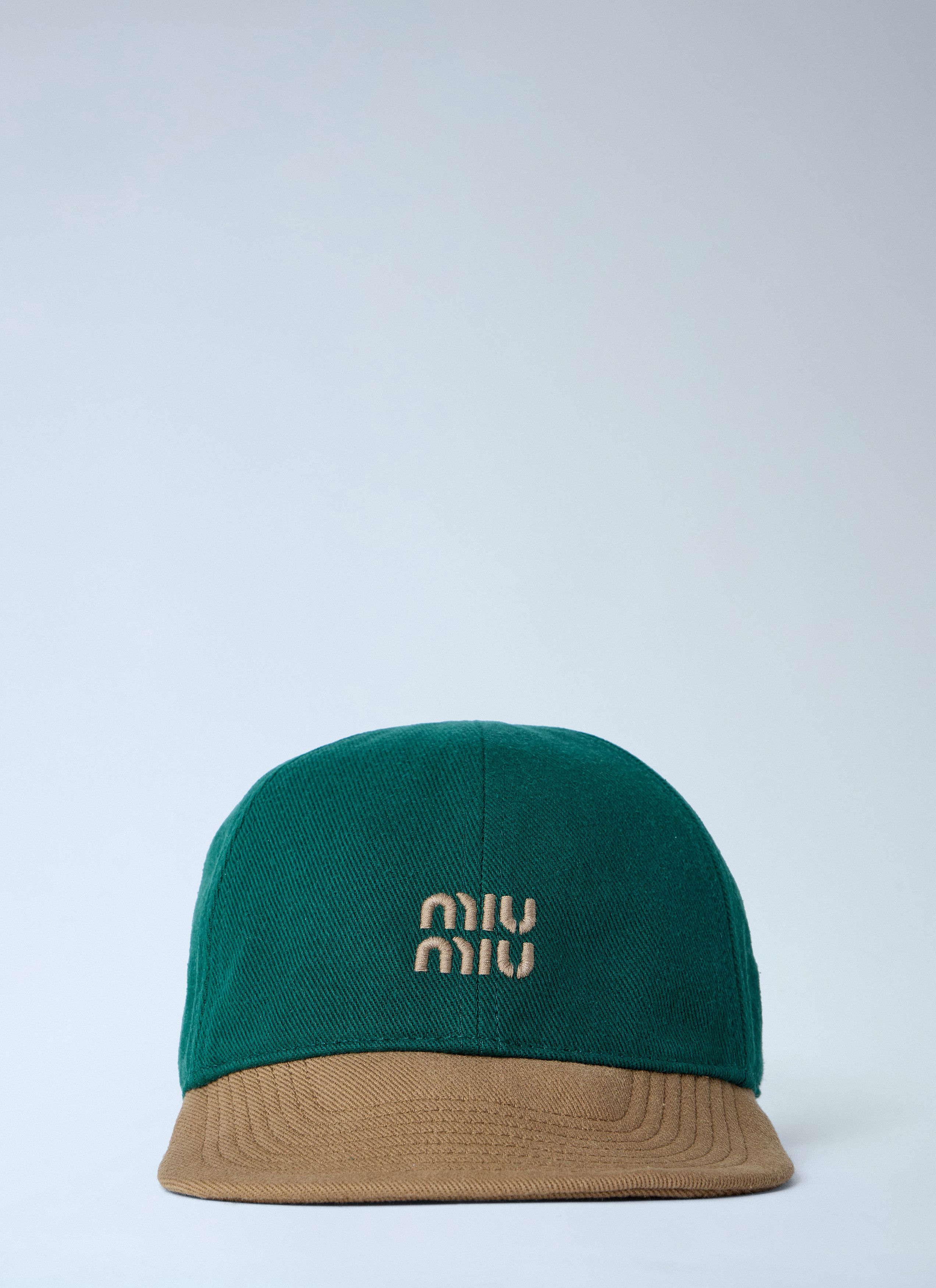 Miu Miu Logo Motif Baseball Cap Size ONE SIZE - 1 Thumbnail