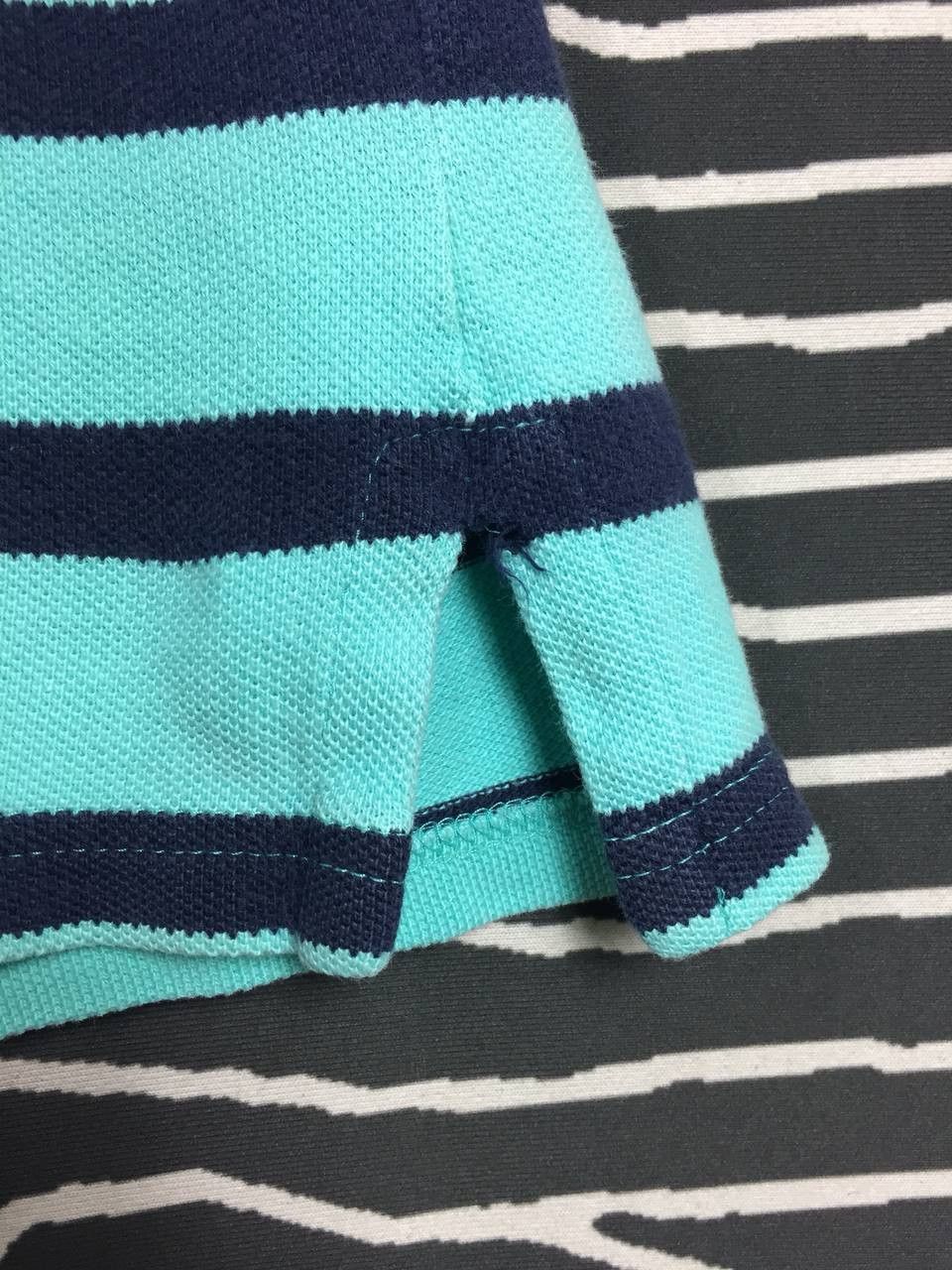 Polo Ralph Lauren × Vintage Vtg Polo Ralph Lauren Small Pony Striped Polo Tee Size US M / EU 48-50 / 2 - 6 Thumbnail
