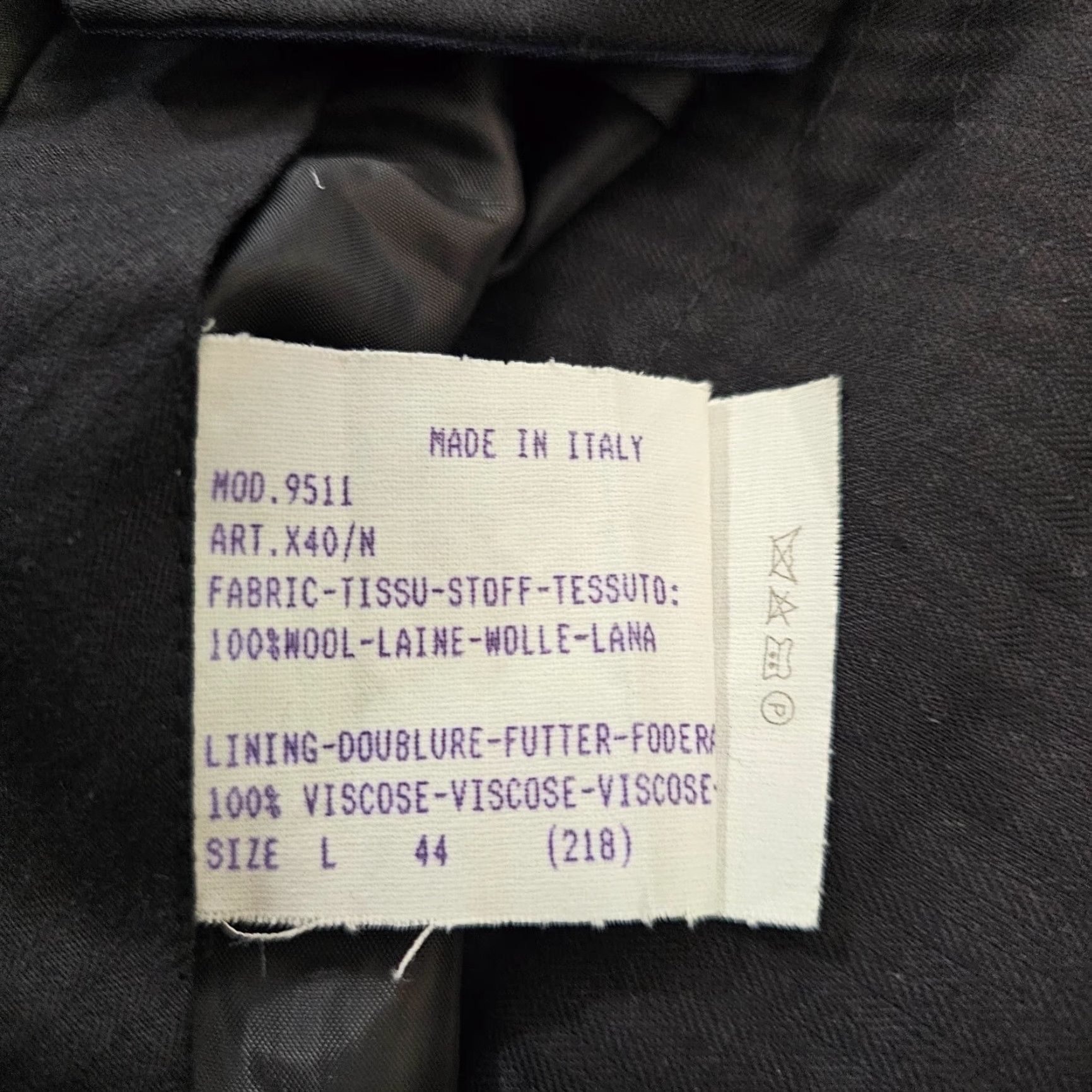 Paul Smith VINTAGE Paul Smith London Dress Pants Men L 44 Navy Straight Leg Suit Trousers Size 42R - 4 Thumbnail