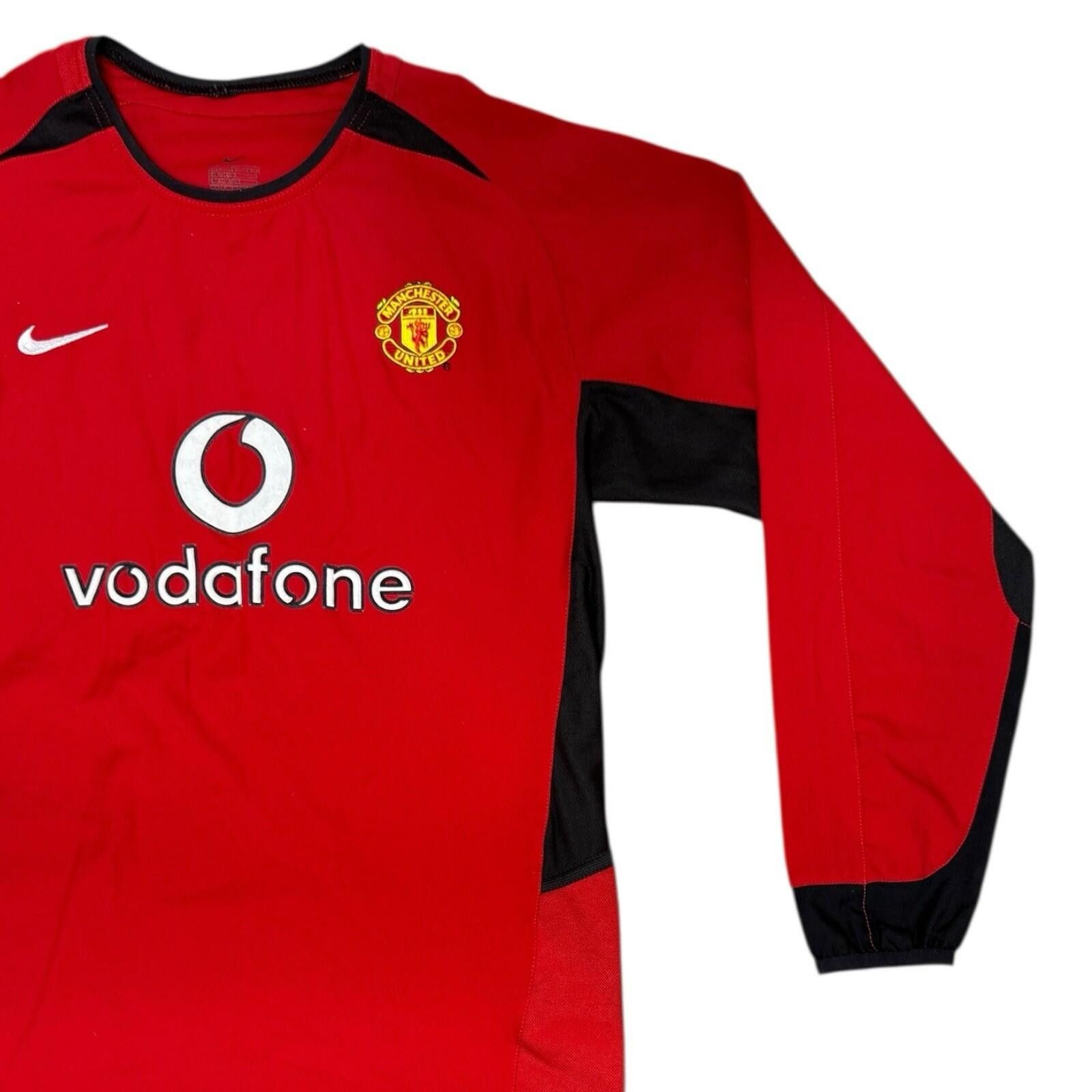 Nike Manchester United Retro Long-Sleeve Jersey Size Youth L Size ONE SIZE - 5 Thumbnail