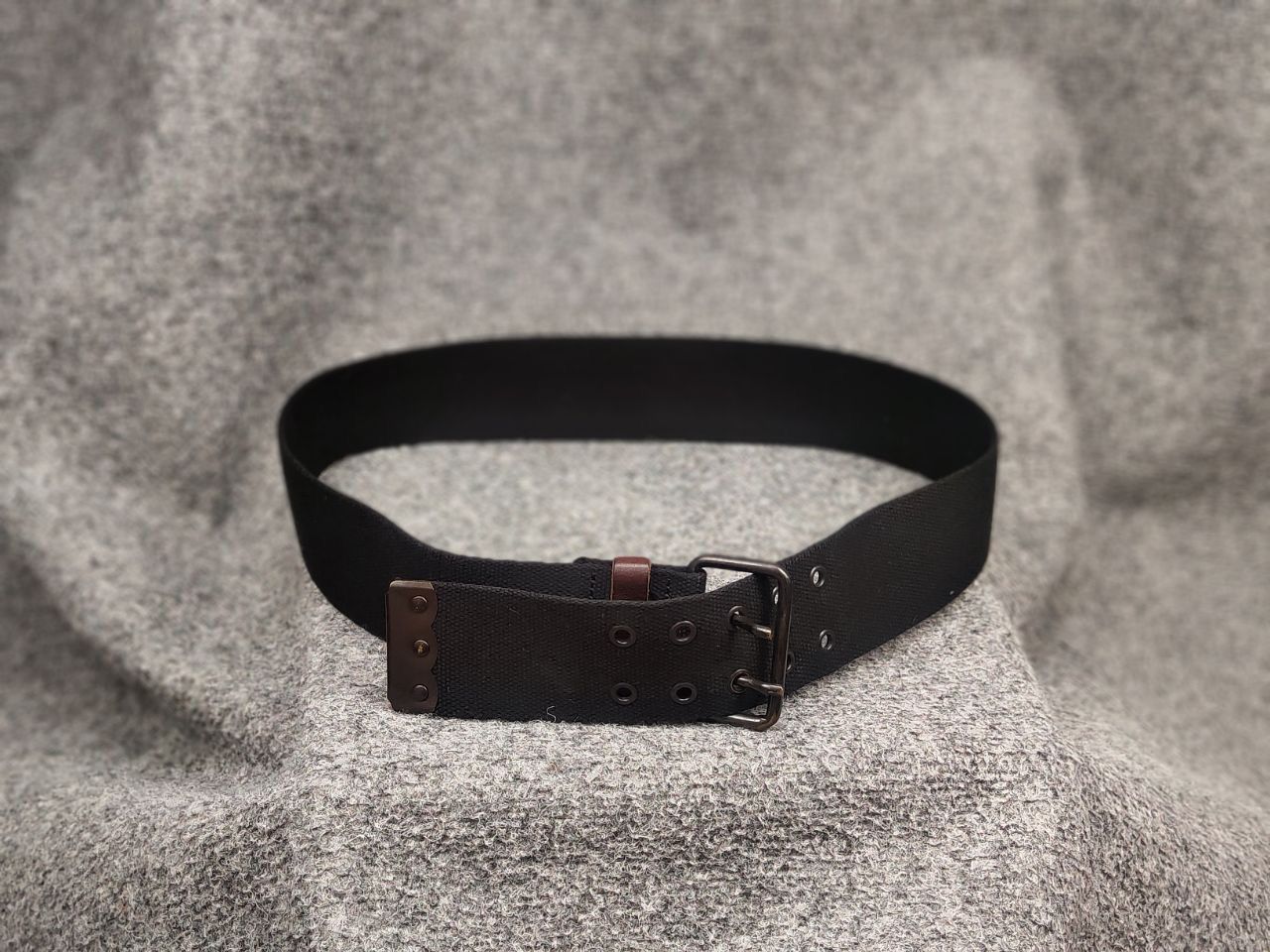 Diesel Vintage Diesel Chunky Canvas black belt with logo Y2k Style Size ONE SIZE - 14 Thumbnail