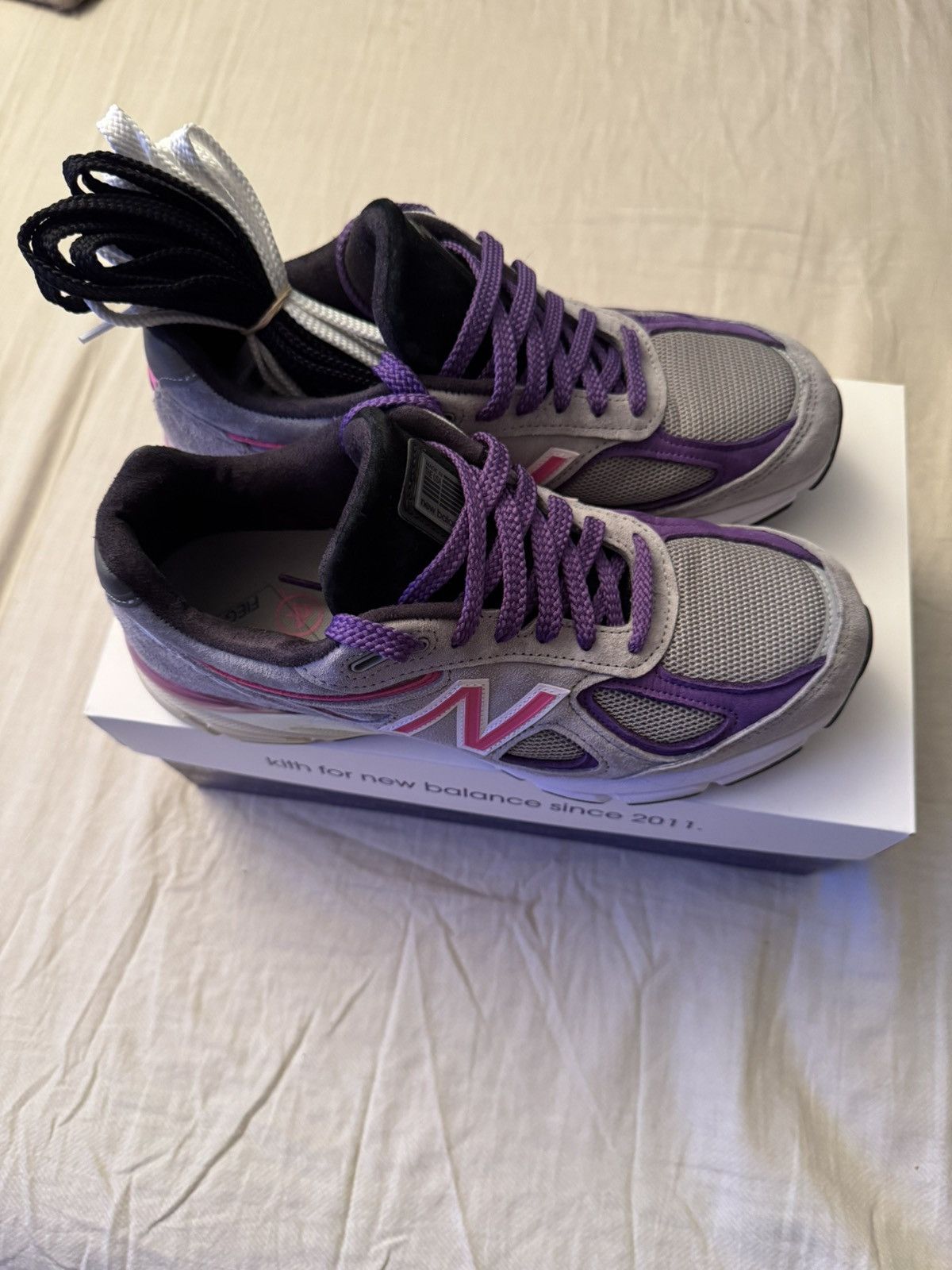 Kith × New Balance Kith New balance 990v4 United arrows and sons Size US 8 / EU 41 - 1 Thumbnail