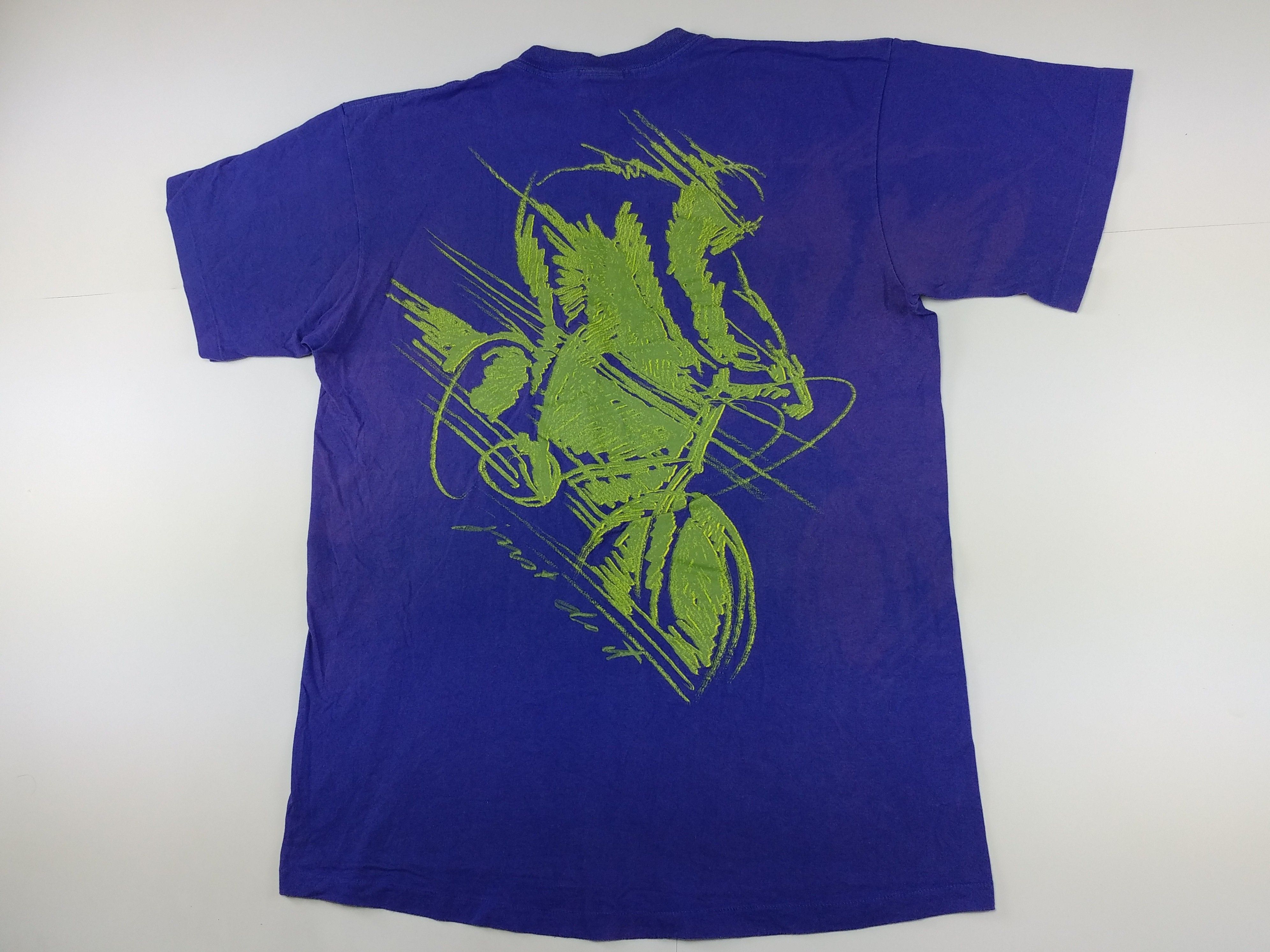 Nike NIKE t-shirt, vintage purple basketball jersey 90s hip hop L Size US L / EU 52-54 / 3 - 3 Thumbnail