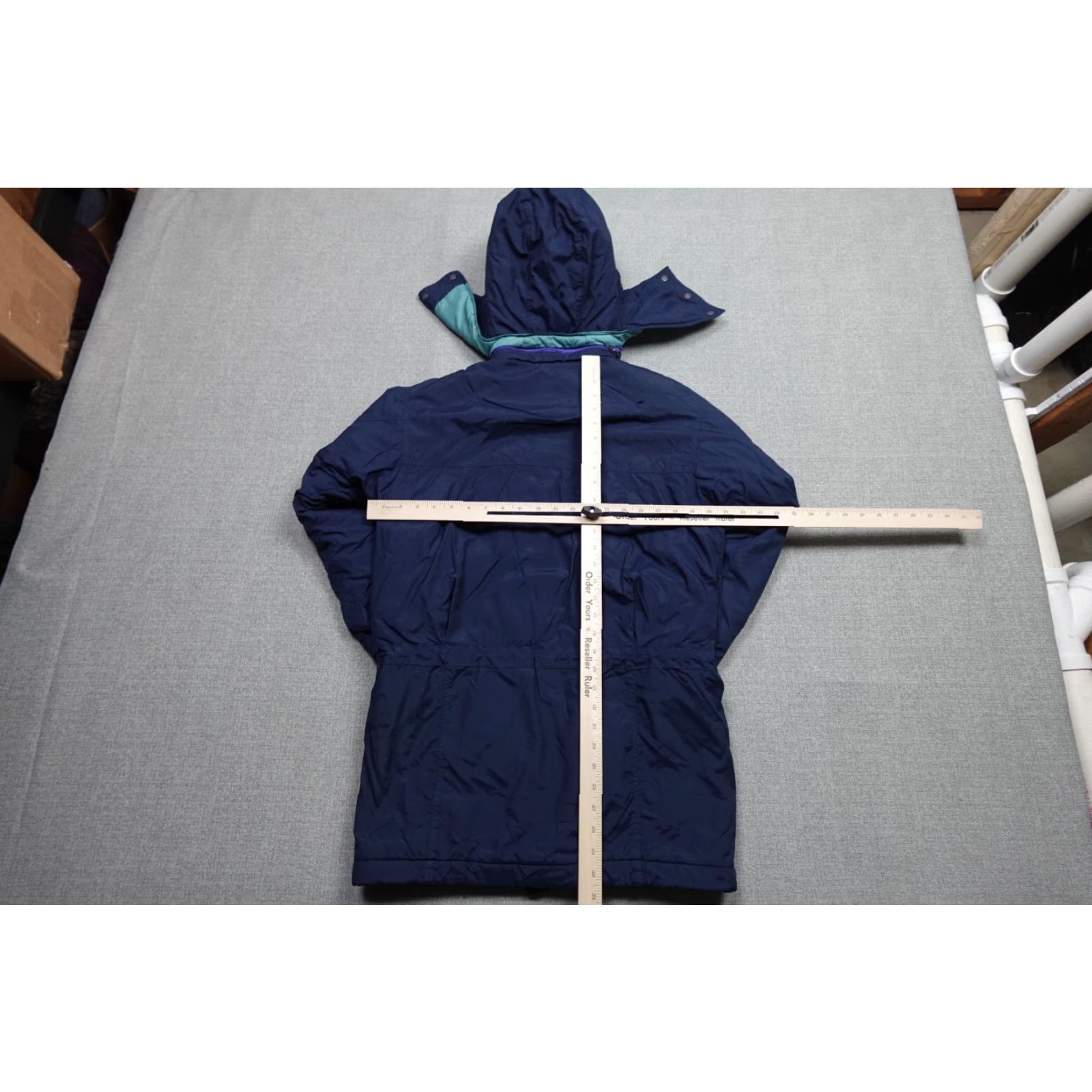 Patagonia VINTAGE Patagonia Jacket Womens XS Blue Windbreaker Hooded 90s Size XS / US 0-2 / IT 36-38 - 6 Thumbnail