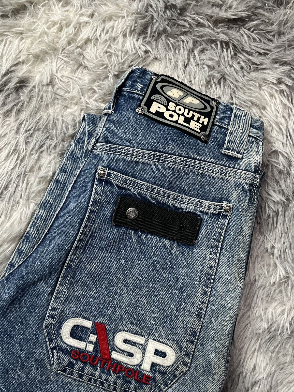 Southpole Vintage southpole baggy jeans Hiphop skate Y2K Size 29" - 2 Thumbnail