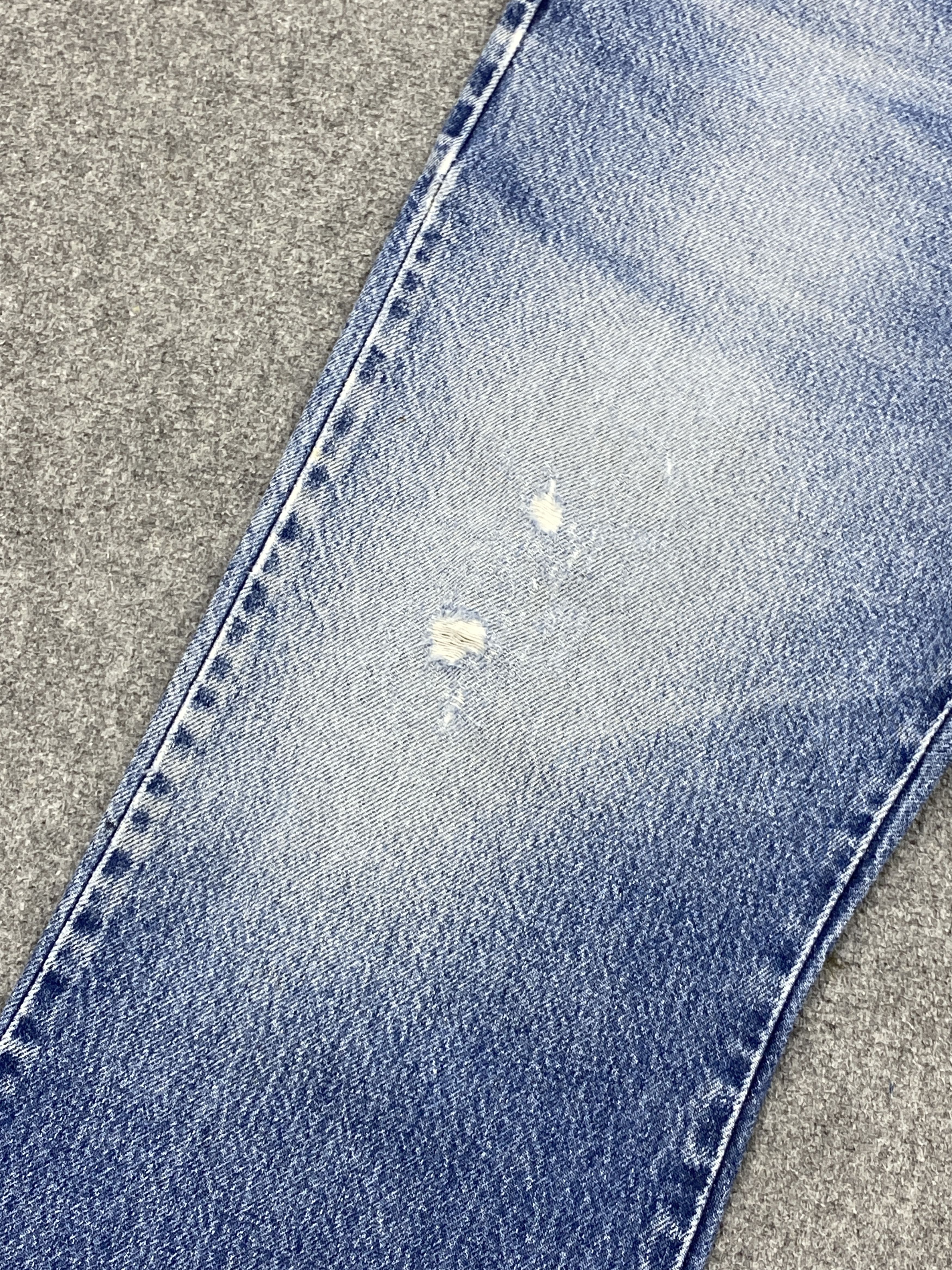 Levi's Faded Blue Vintage Levis 517 Flared Bootcut Denim DP2599 Size US 35 - 11 Thumbnail