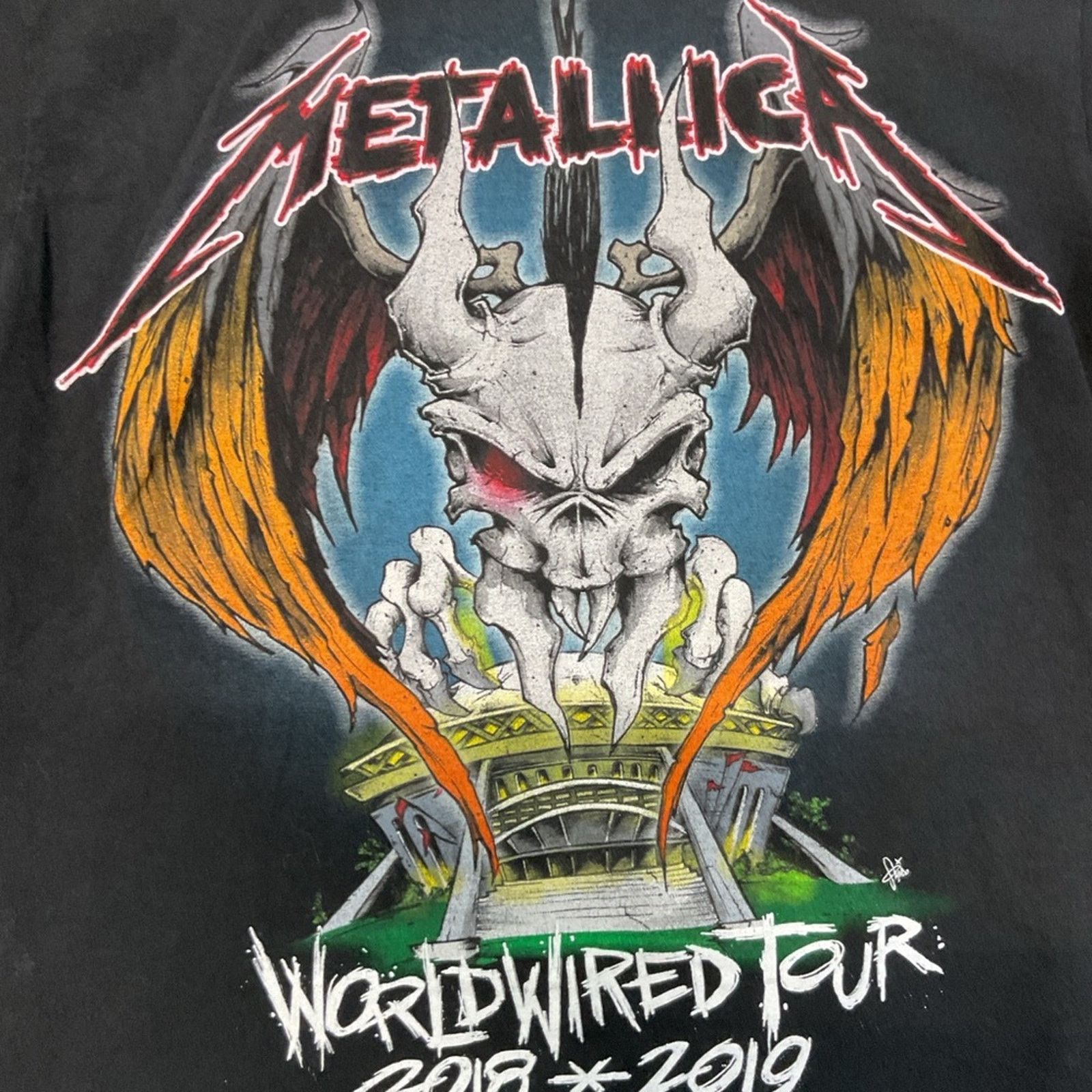 Metallica Metallica Worldwide Tour 2018-2019 T-Shirt Size US M / EU 48-50 / 2 - 3 Thumbnail