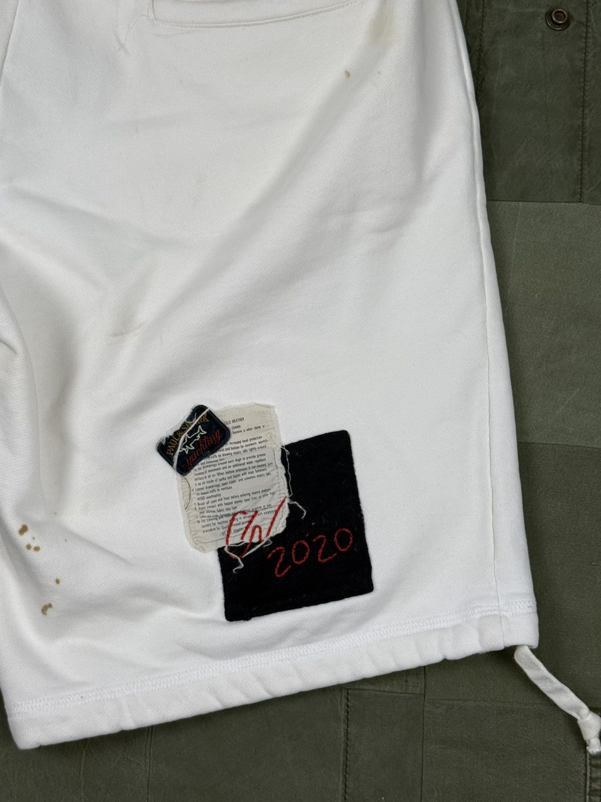 Greg Lauren × Paul & Shark Patchwork Sailor Shorts Size US 34 / EU 50 - 4 Thumbnail