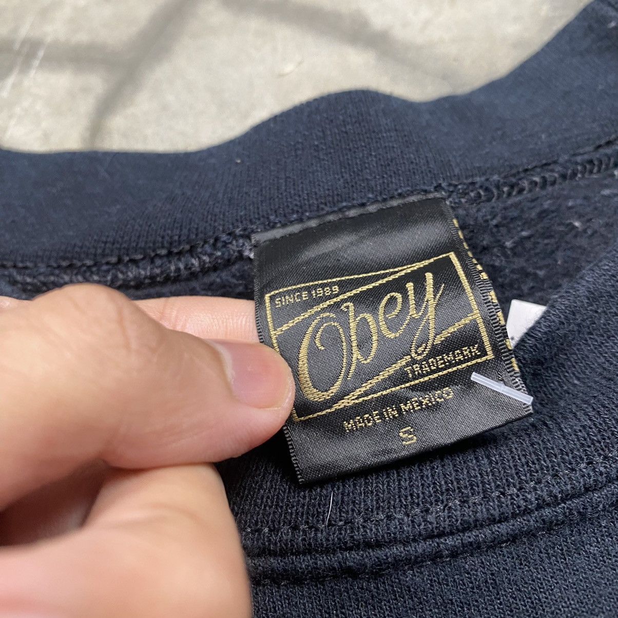 Obey × Vintage OG y2k Obey Propaganda Floral Crewneck Size US S / EU 44-46 / 1 - 4 Thumbnail