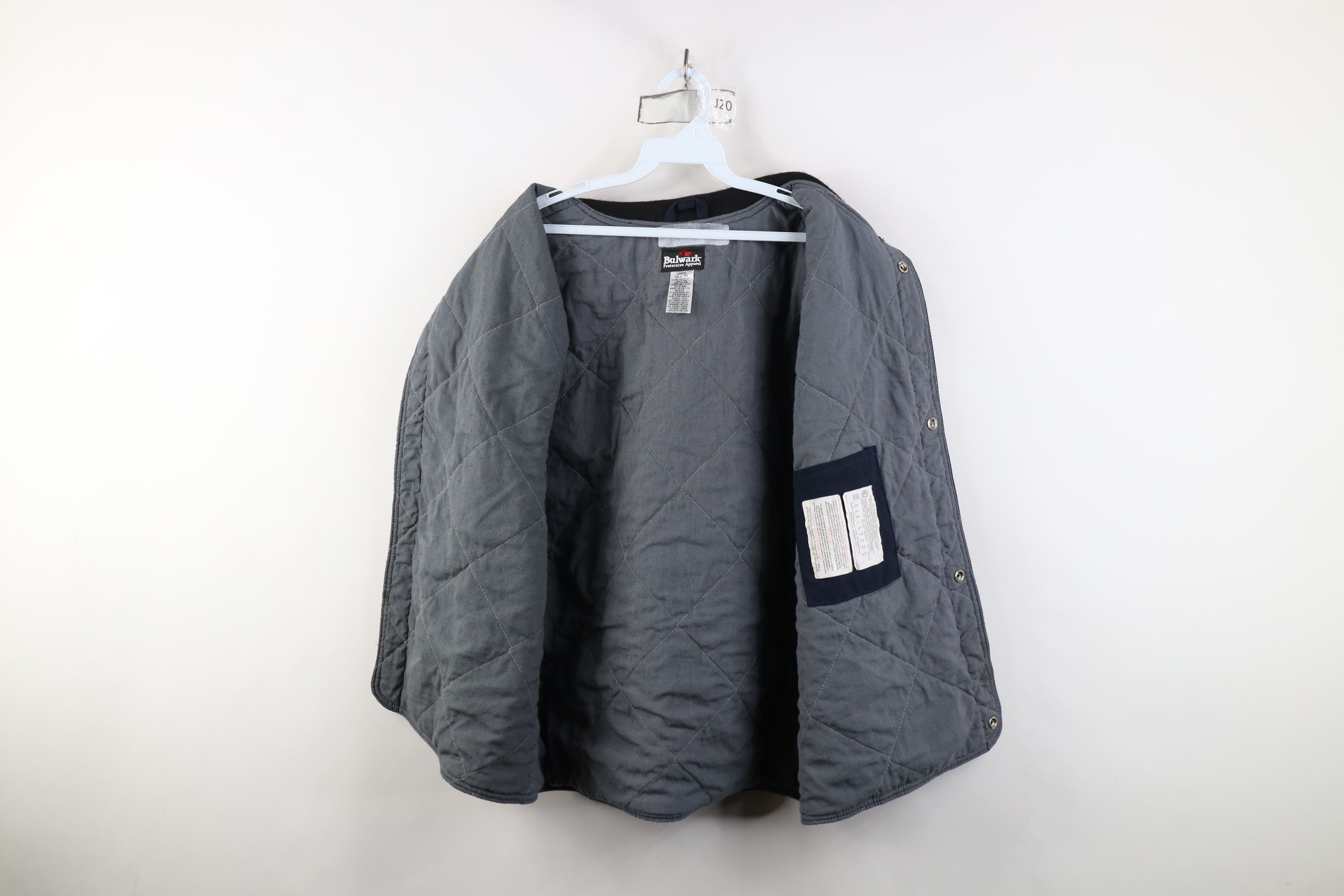 Vintage Bulwark FR Fire Flame Resistant Workwear Vest Jacket Size US XXL / EU 58 / 5 - 10 Thumbnail