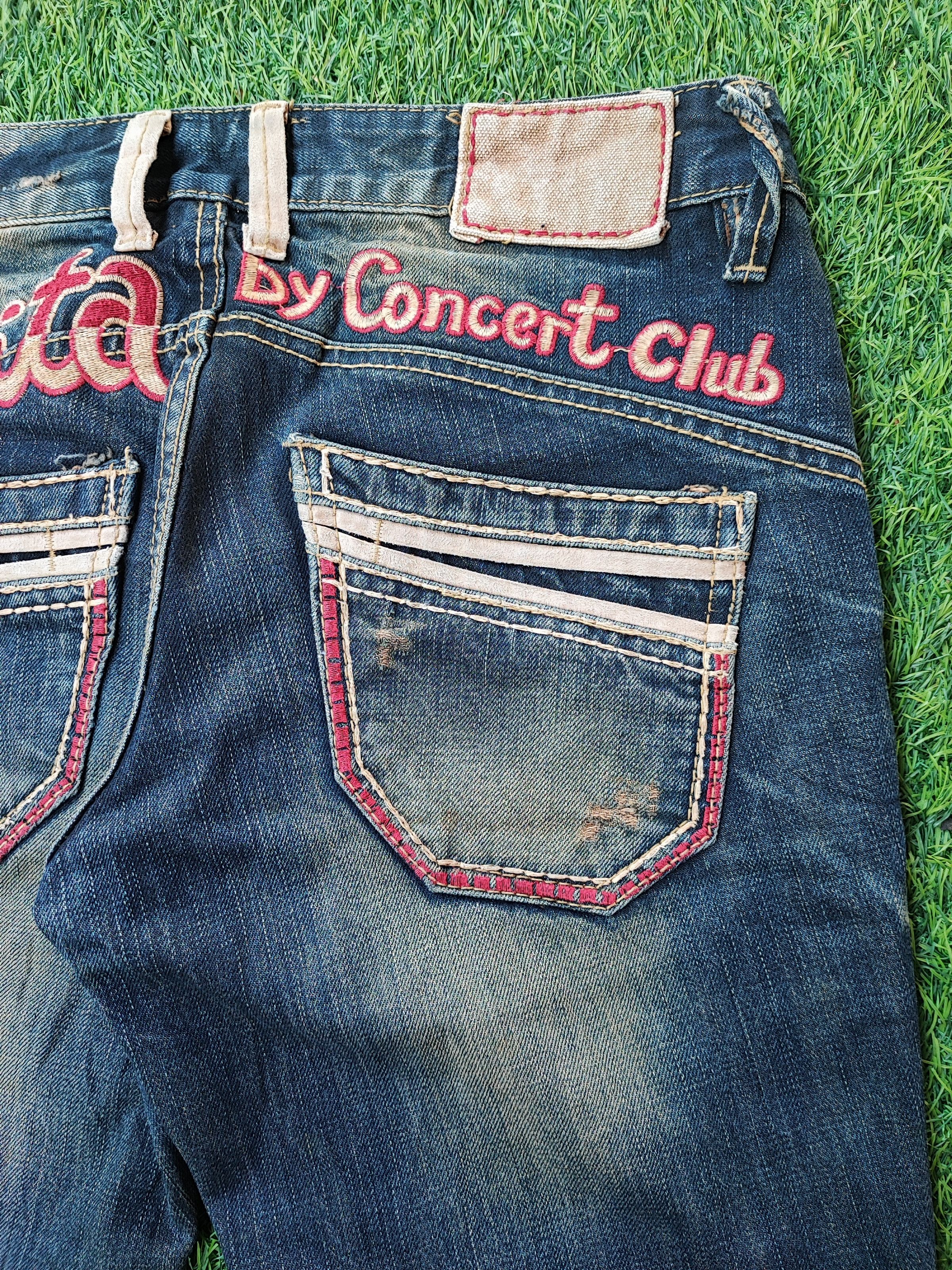 Japanese Brand Rare Yoshitomo Nara Lolita by Concert Club Distressed Jeans Size US 32 / EU 48 - 18 Thumbnail